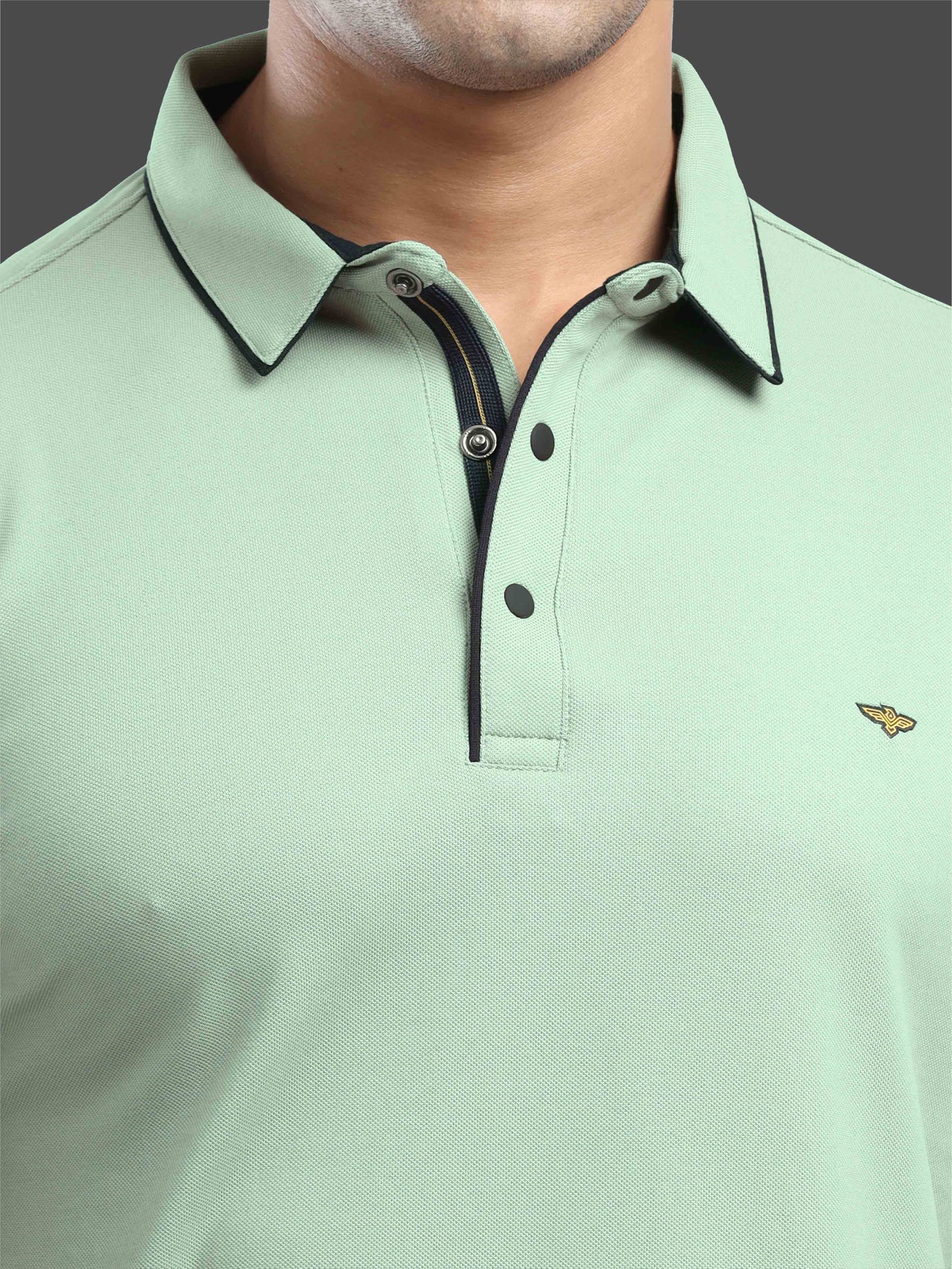 Men Premium SoftBerry PQ Polo T-Shirt - Sea Green