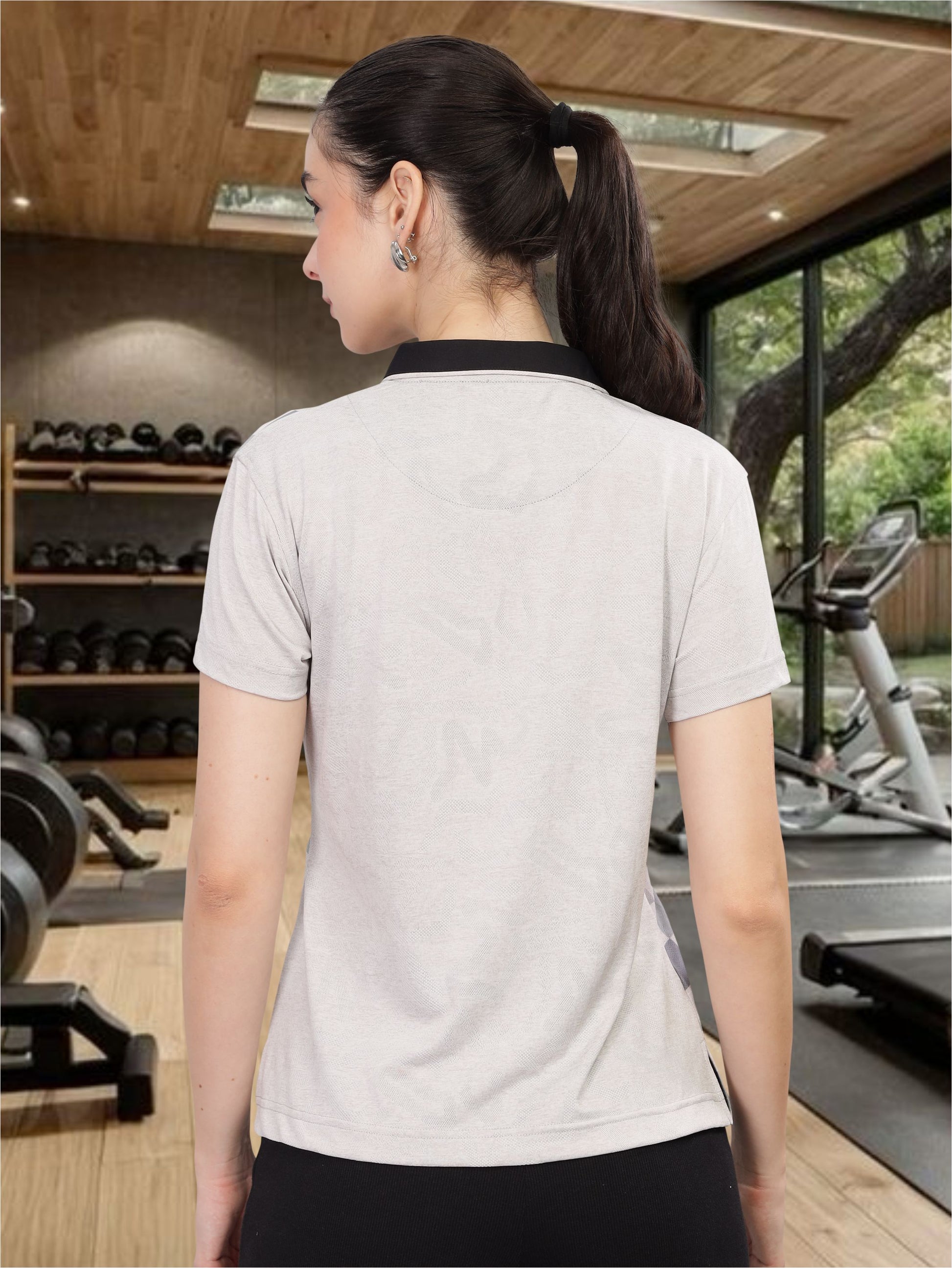 Ash Grey Women's Sportswear T Shirt