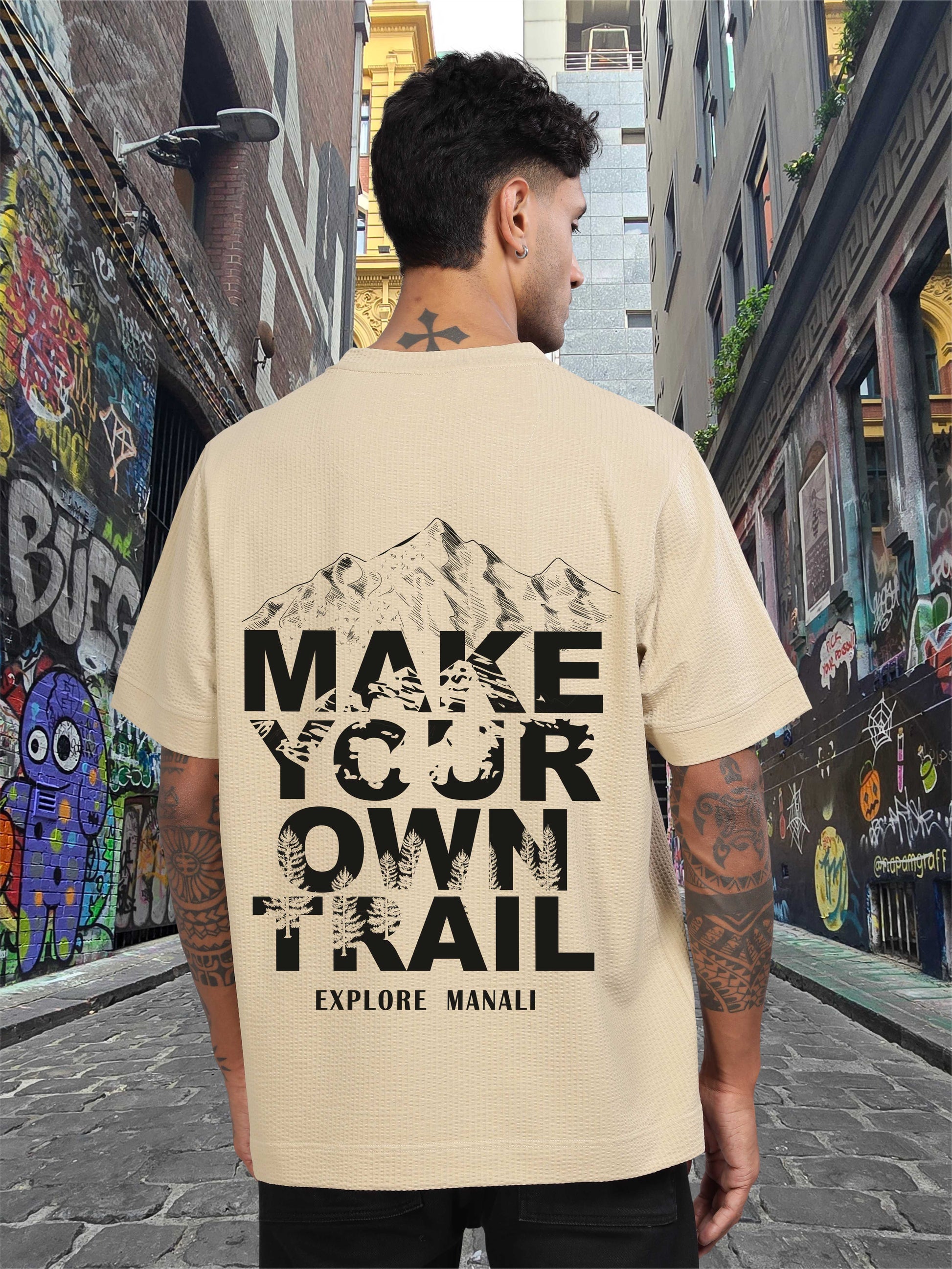 Beige Men’s Oversize T Shirt