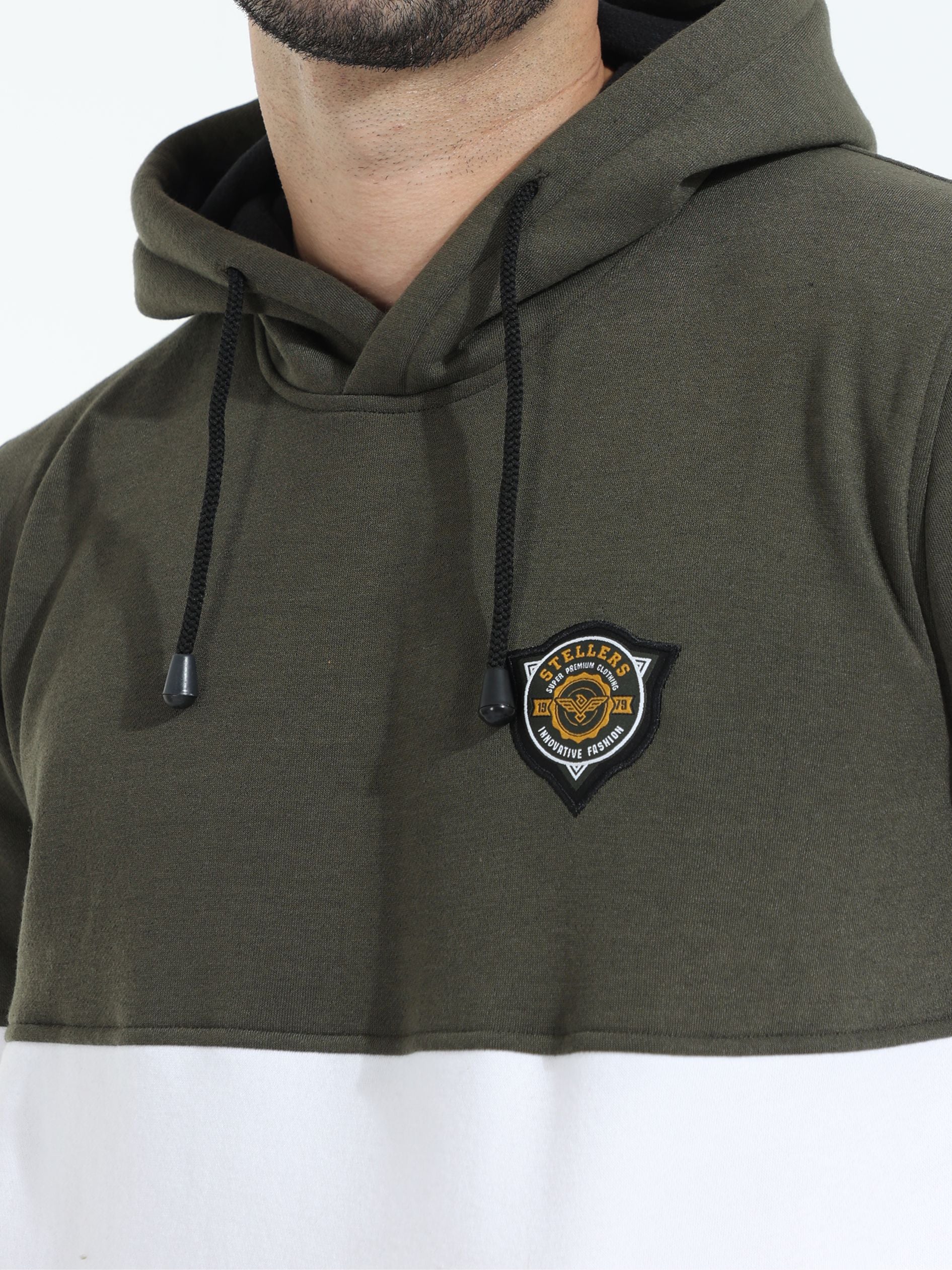 Olive Green Men's Premium Sweatshirt