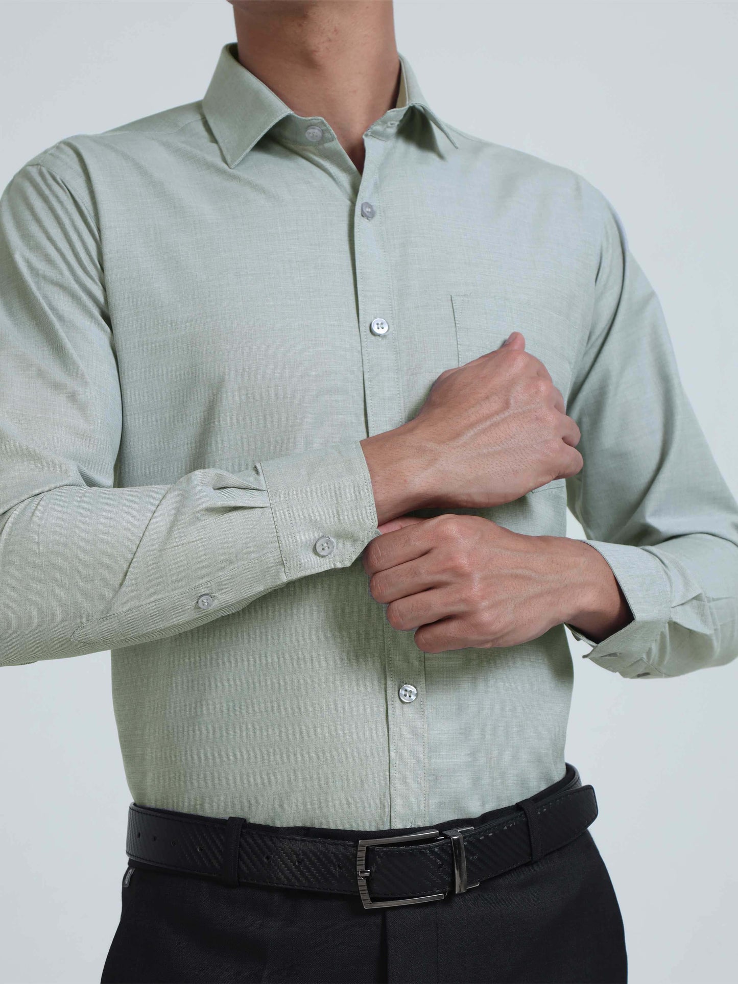 Ash Grey Plus Size Filla Formal Shirt