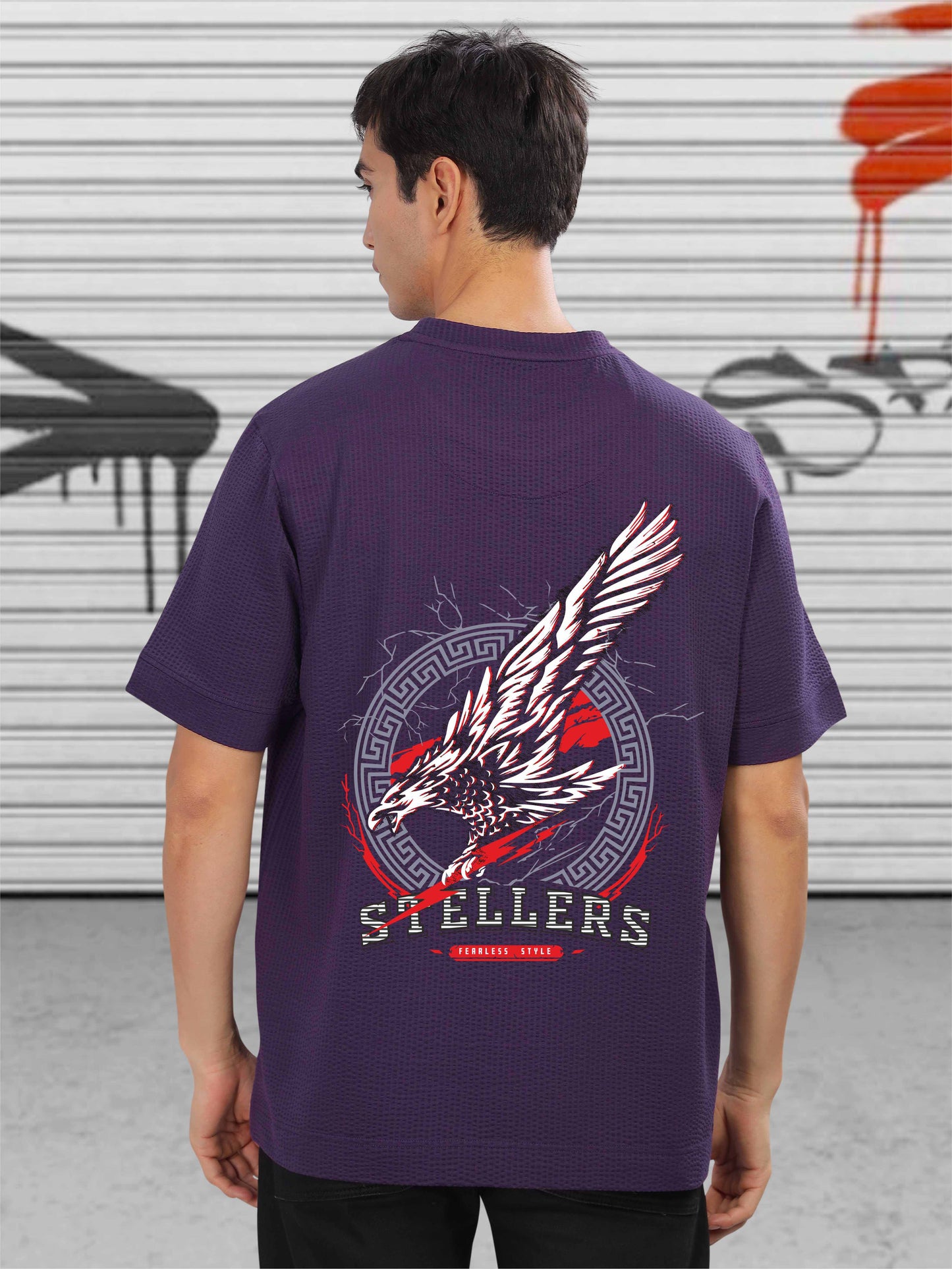 Black Currant Men's Oversize T Shirt