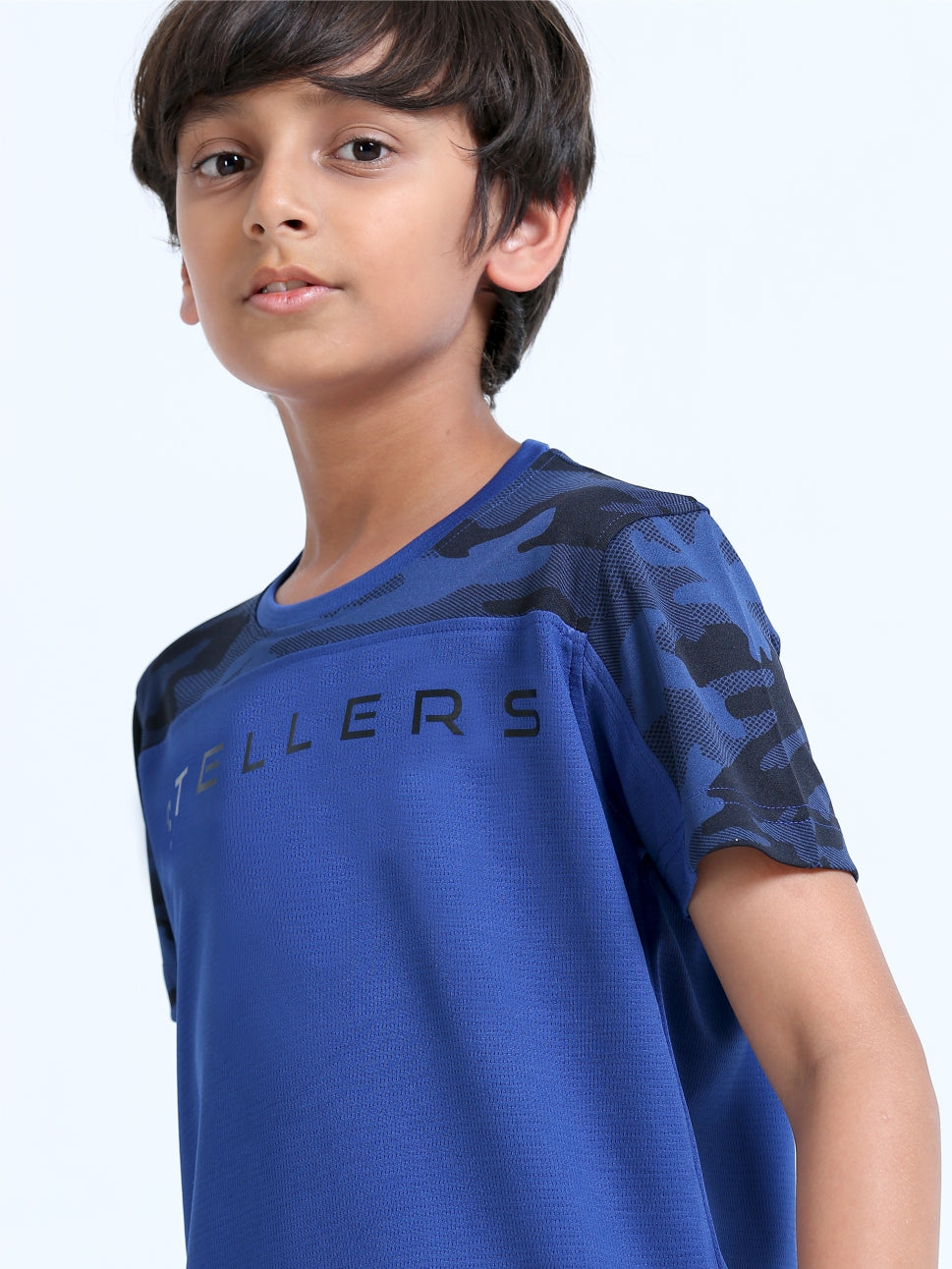 Royal Blue Camo Boy's T-Shirt