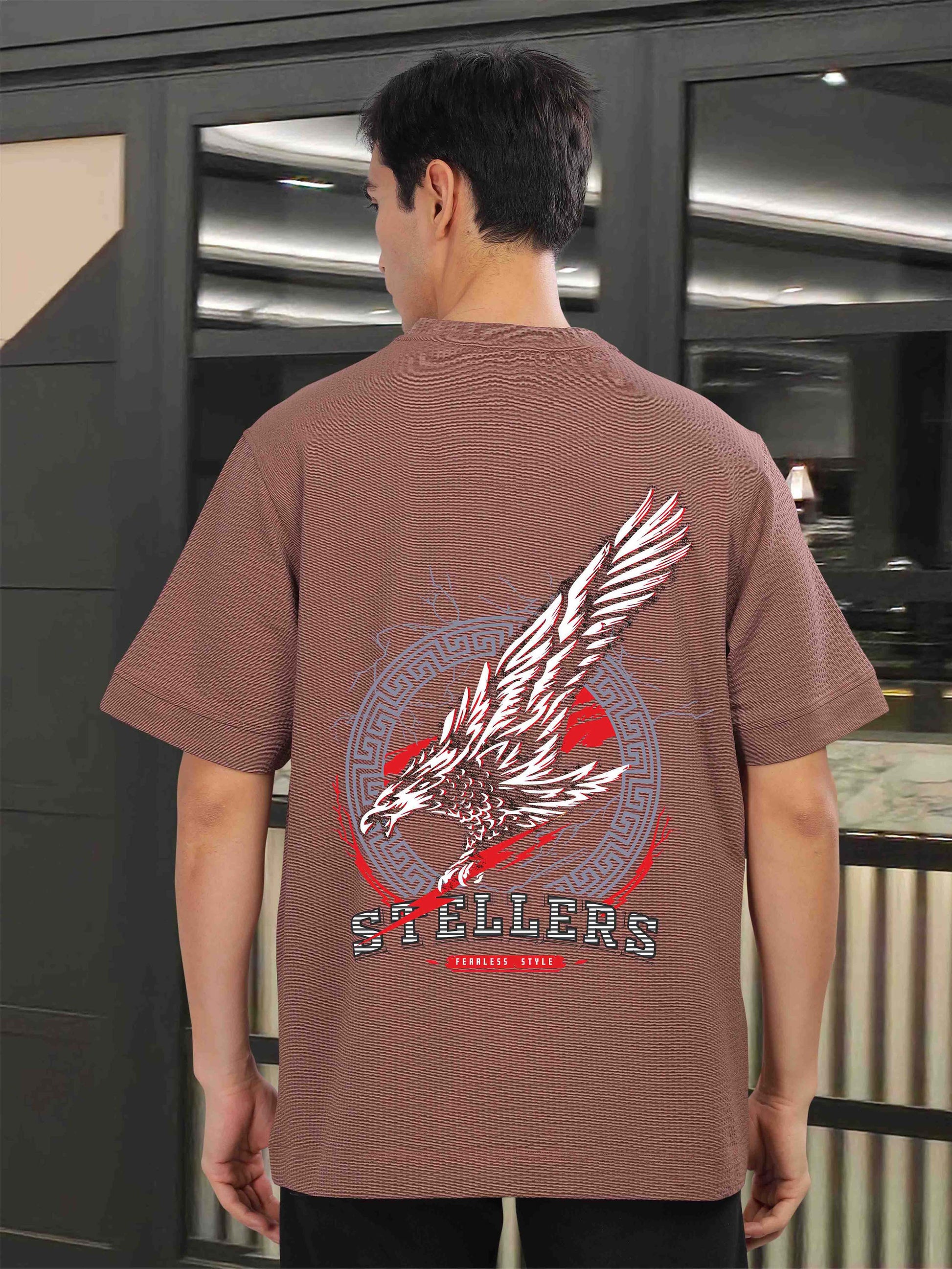 Mauve Oversize T Shirt for Men
