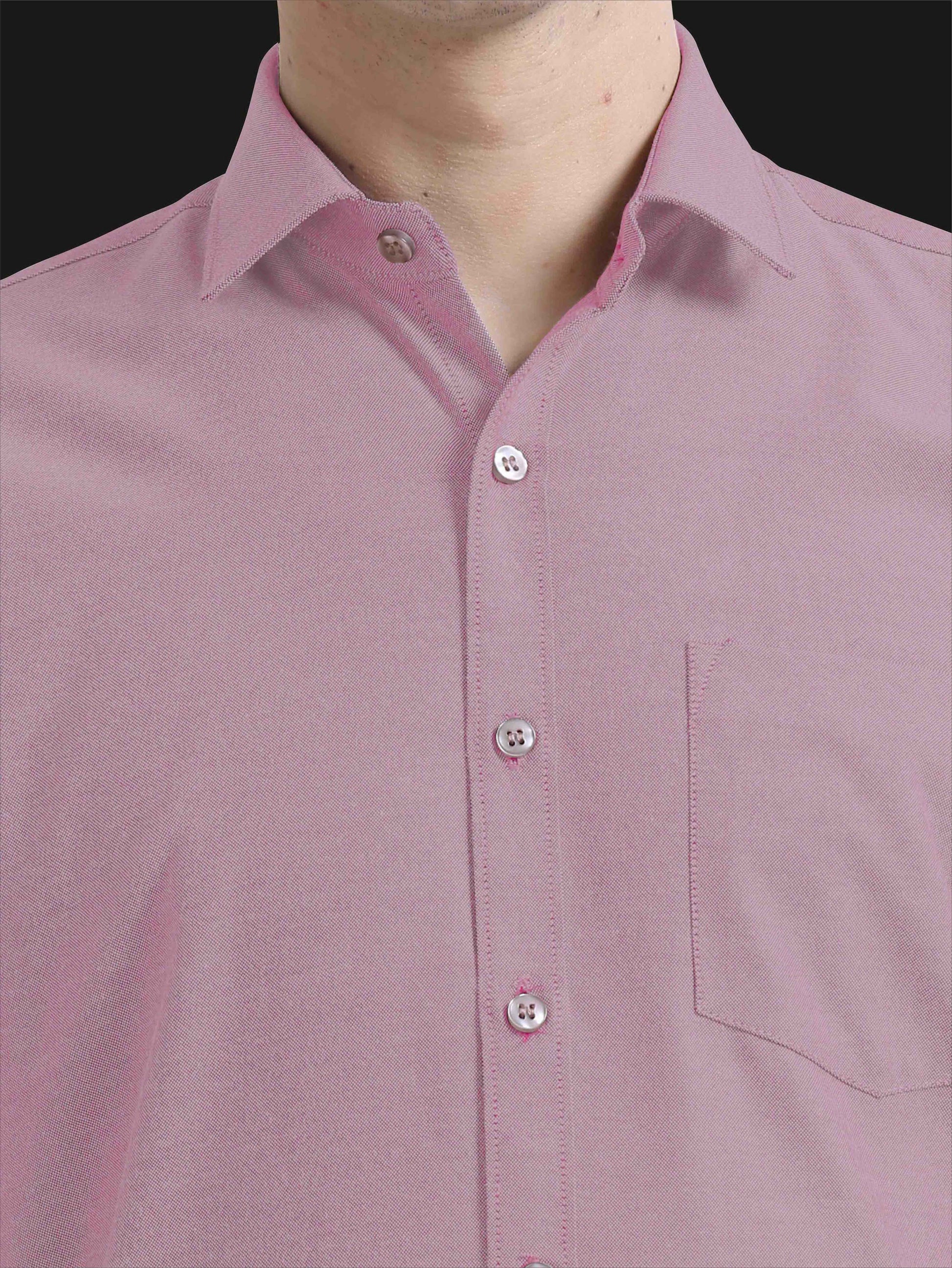 Pink Oxford Formal Shirts for Men