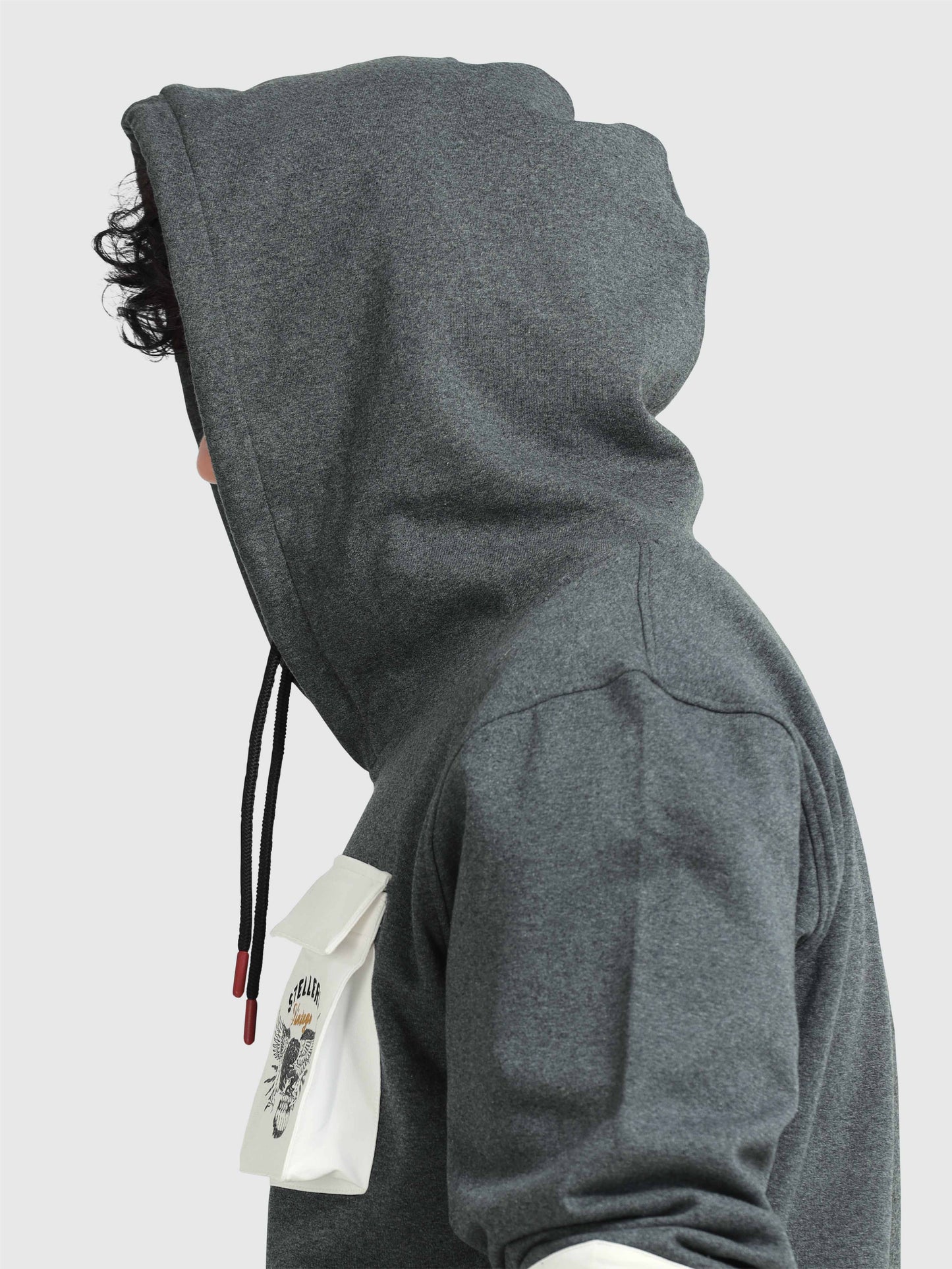 Color-Blocked Oversize Hoodies for Men