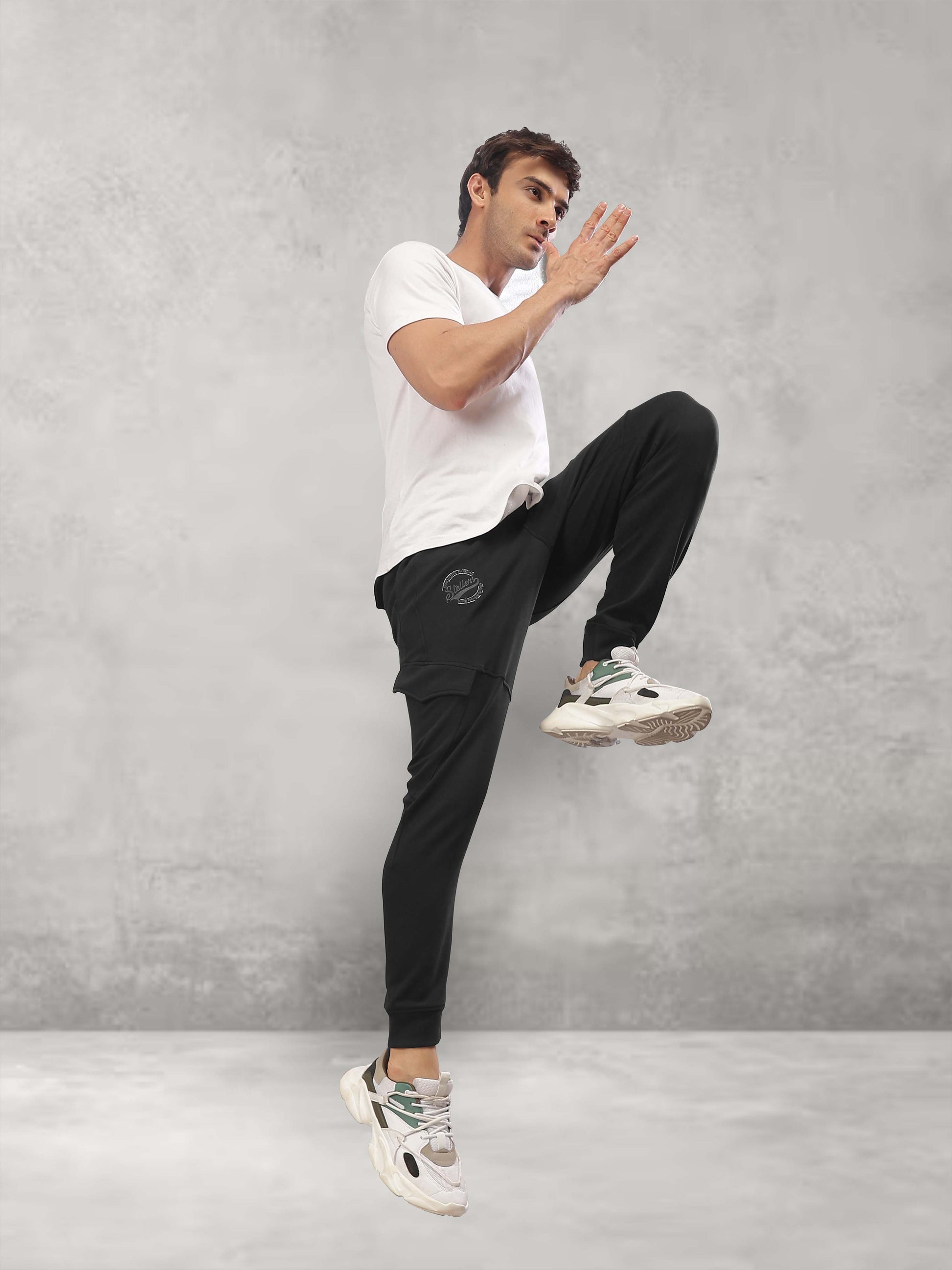 Black Track Pant for Men