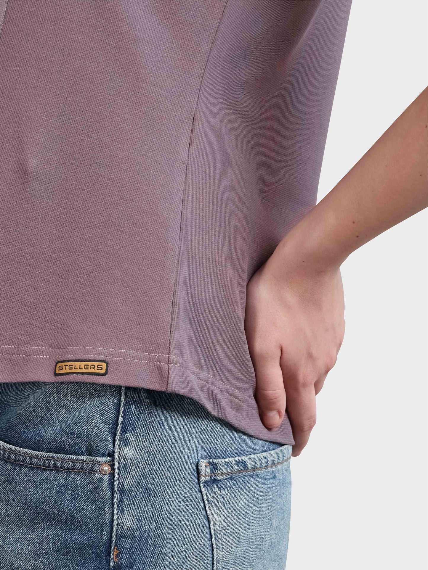 Women's Premium Cotton Crew Neck T-shirts - Mauve