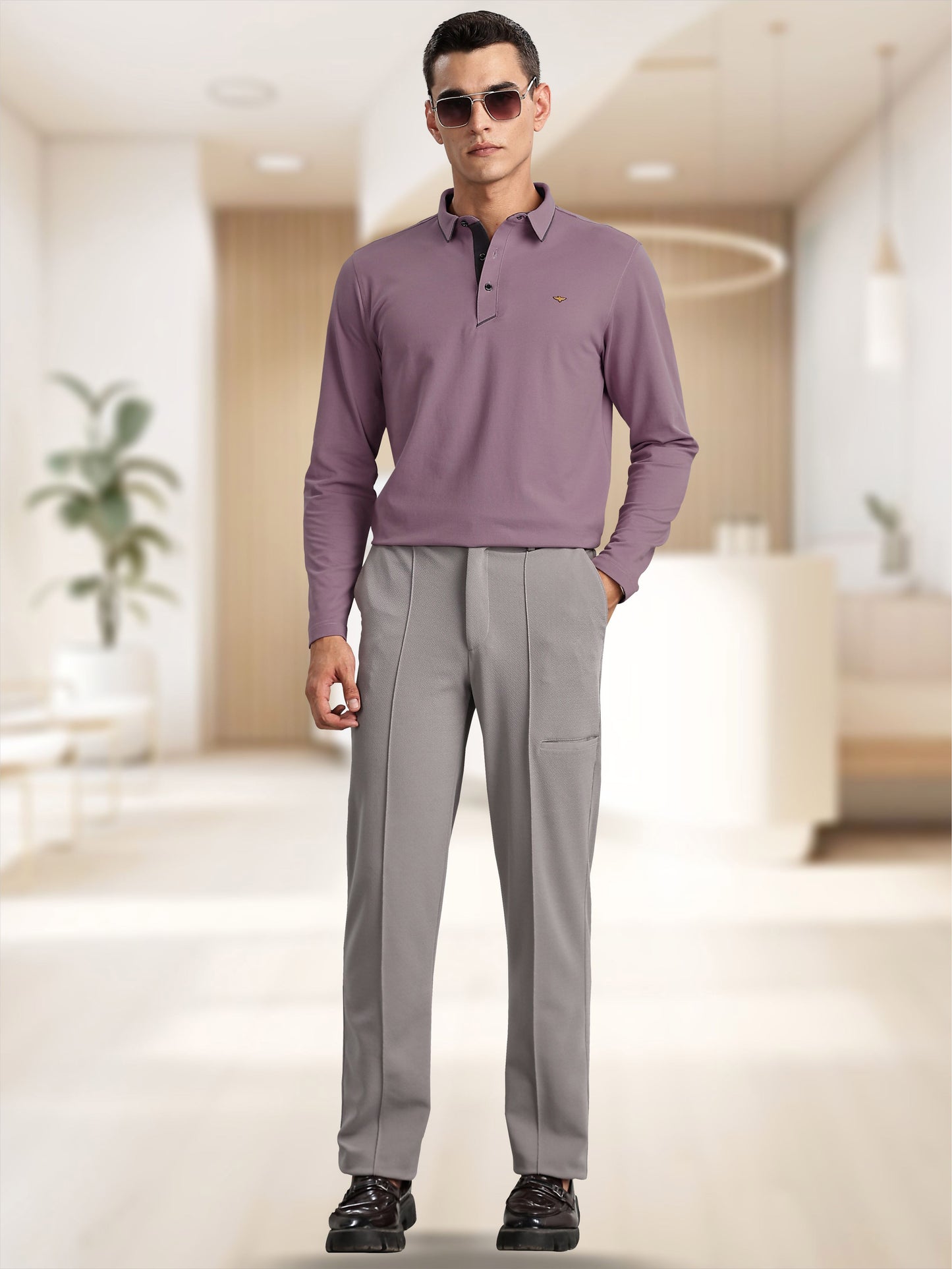 Soft Berry PQ Full Sleeve T Shirt For Men 