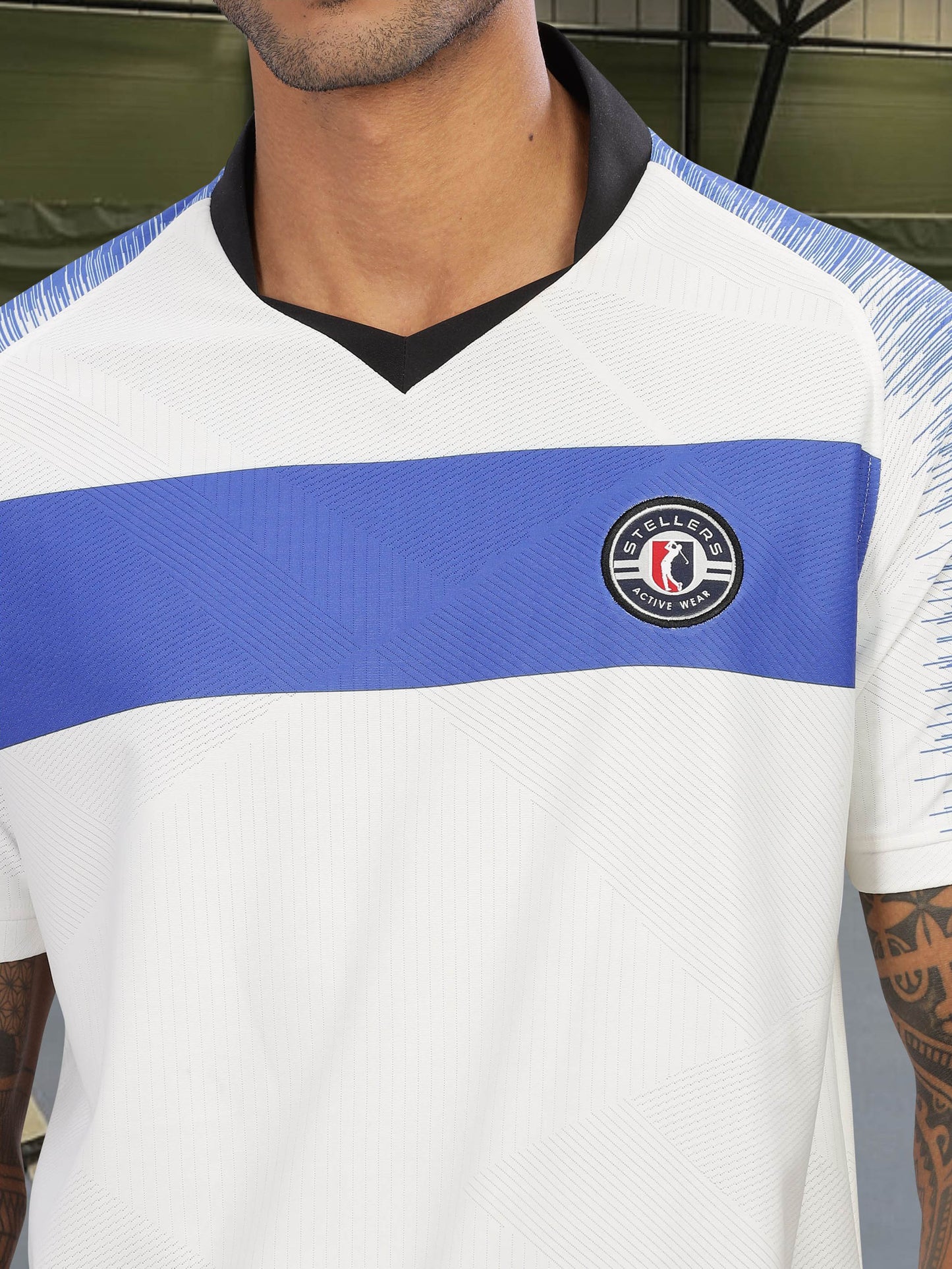 Multi-Color Mens Printed Active Wear T-Shirt
