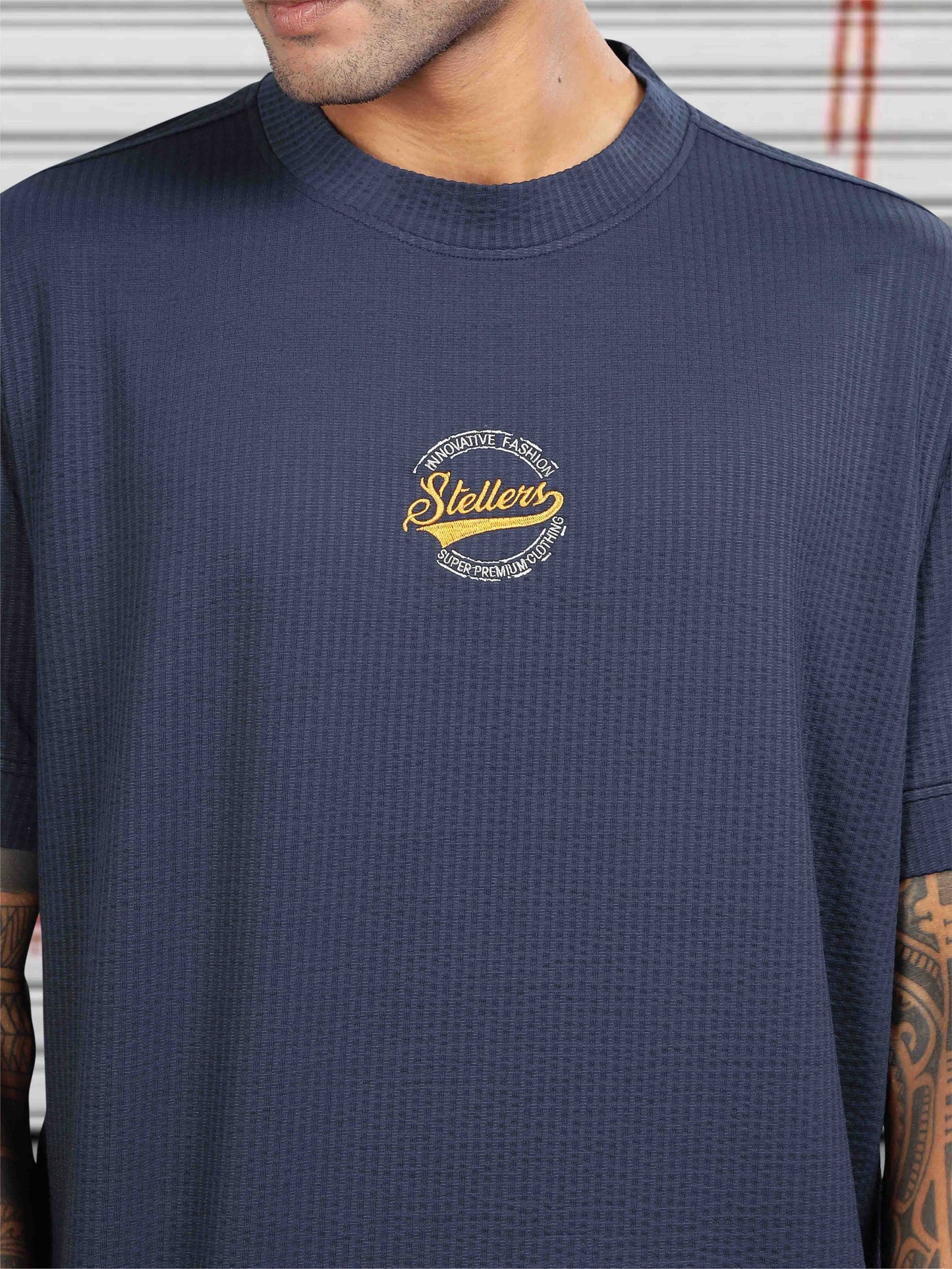 Navy Blue Men's Oversize T Shirts