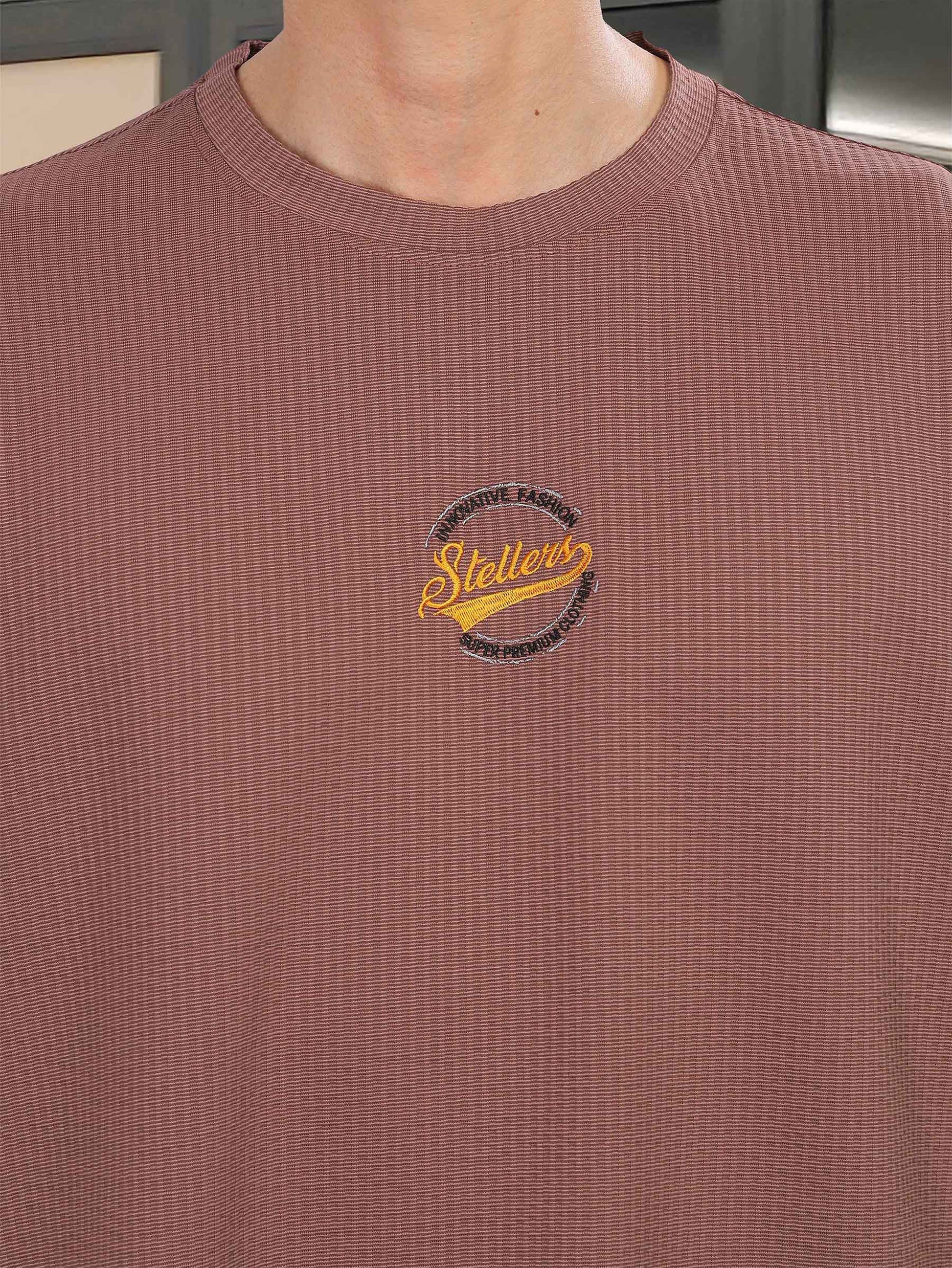 Mauve Men's Oversize T Shirt for Men