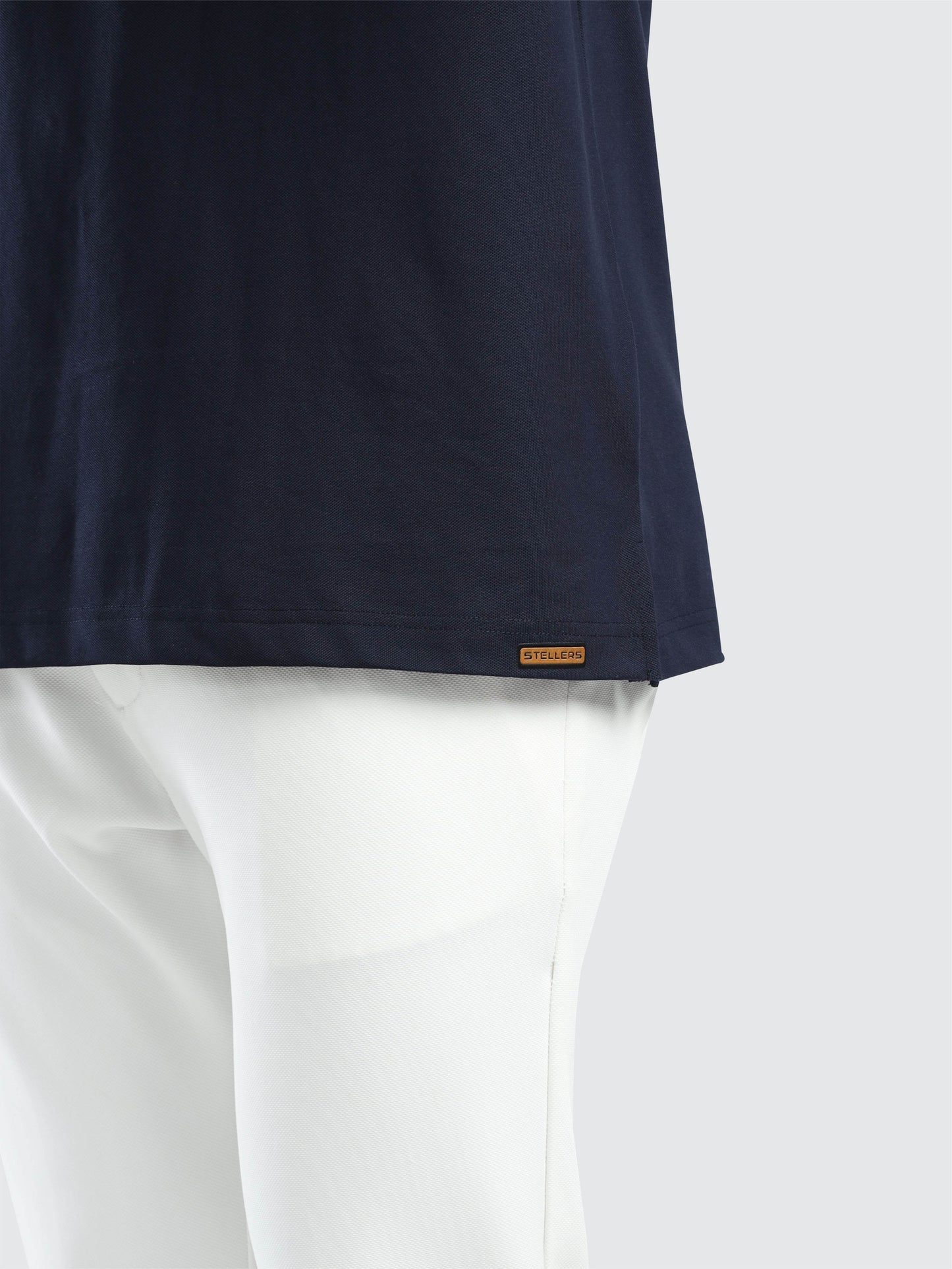 Men's Full Sleeve Soft Berry PQ Polo T-Shirt-Navy Blue