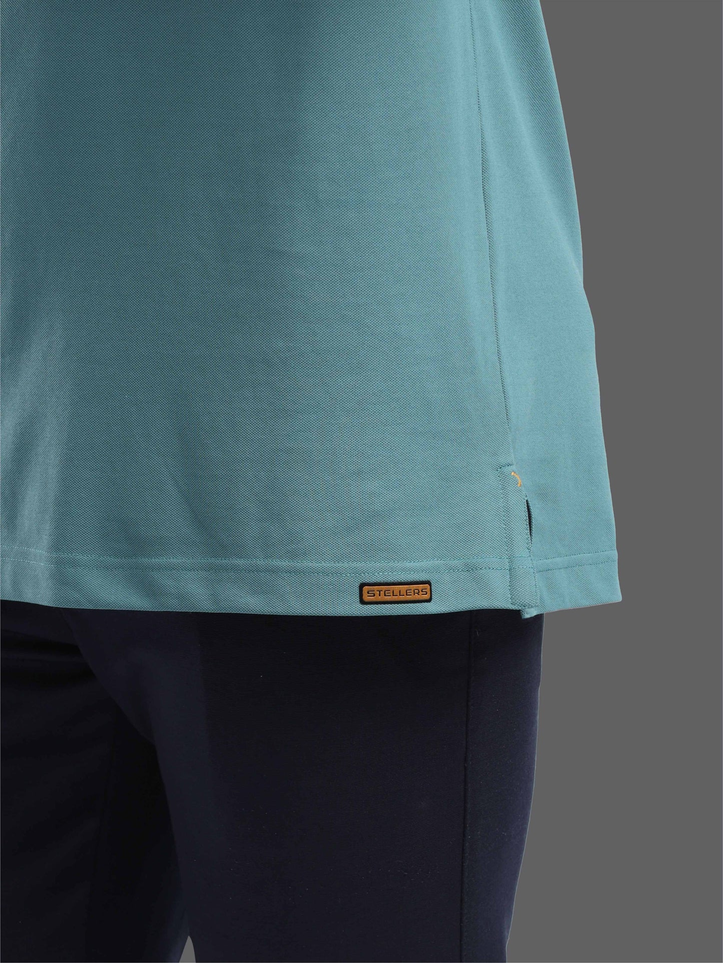 Nile Blue Men Premium SoftBerry PQ Polo T-Shirt