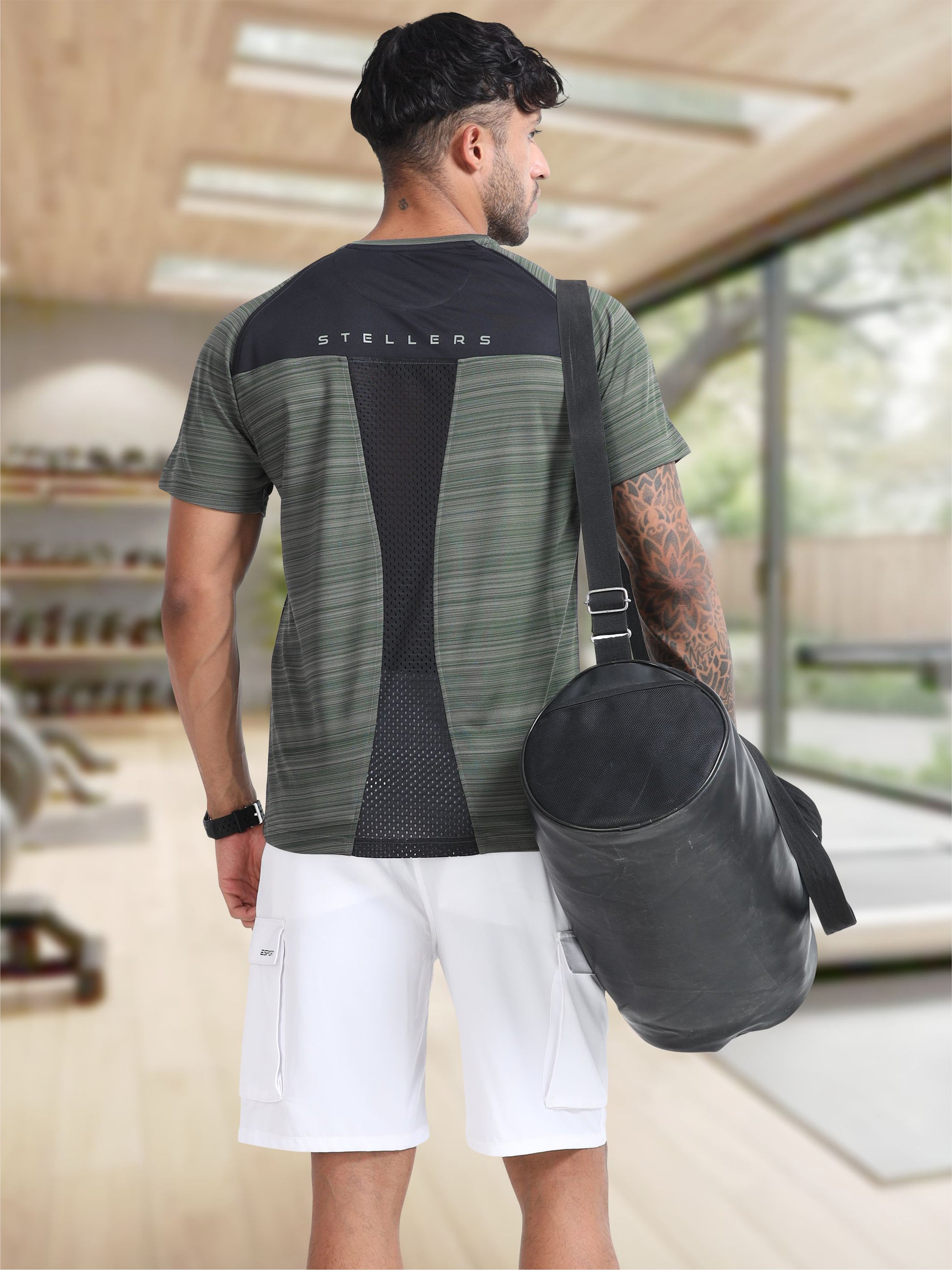 Olive Green Gym apparel for Men