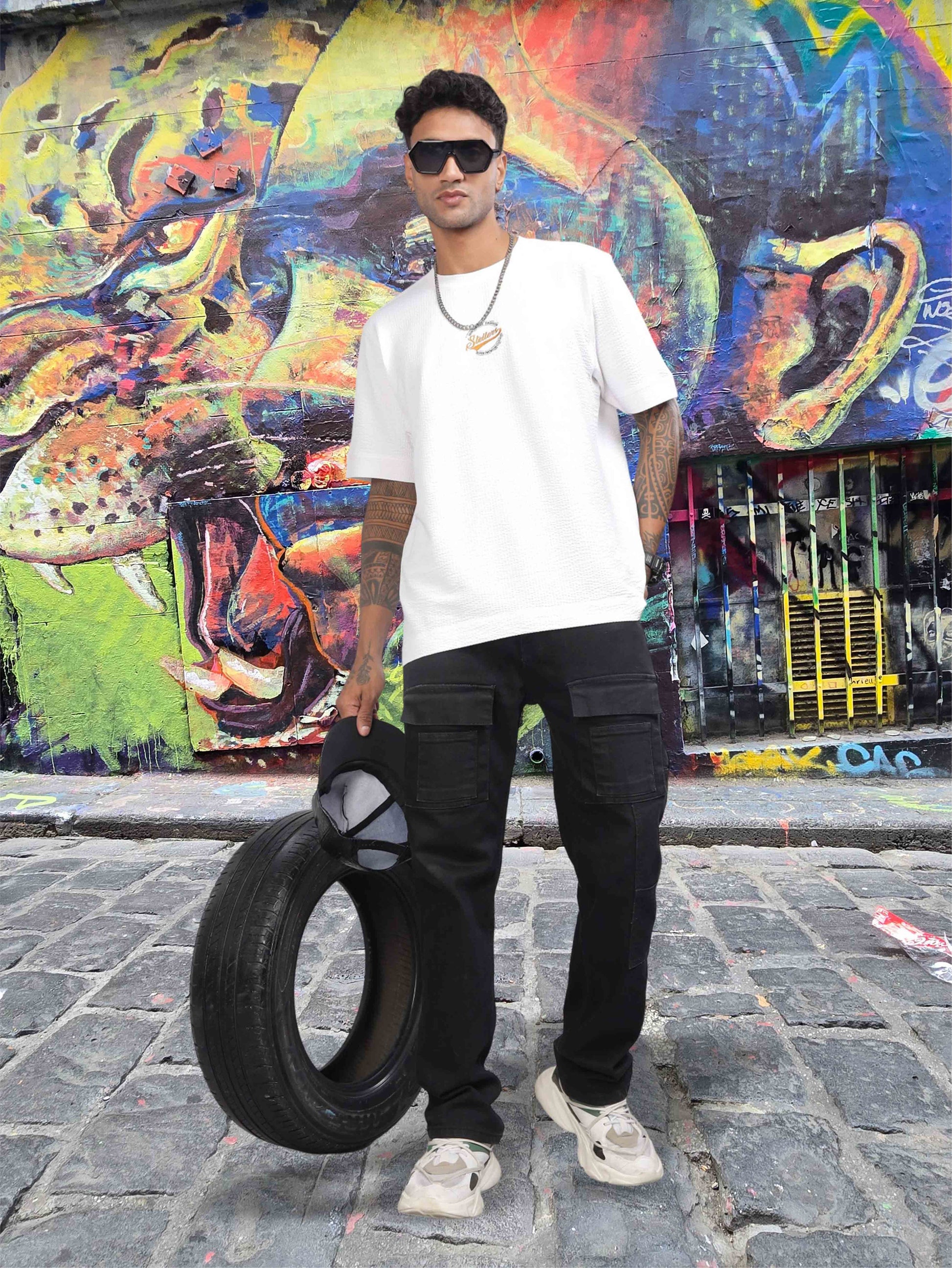White Men’s Oversize T Shirt