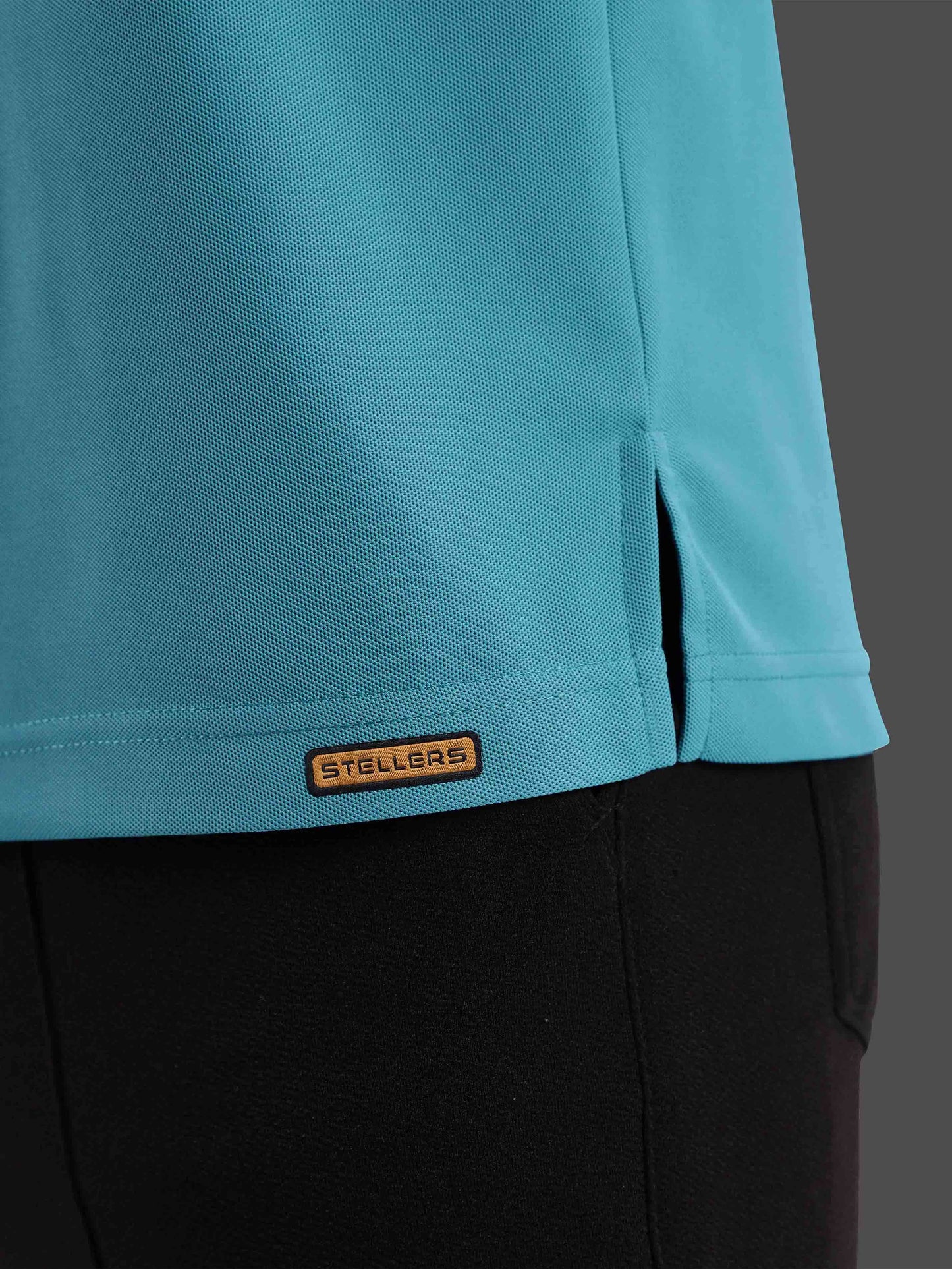 Men's T-cross Polo T-Shirt-Jade Green | Wrinkle-Free | Quick Dry | Stretchable |  Odour-Free | UV Protected