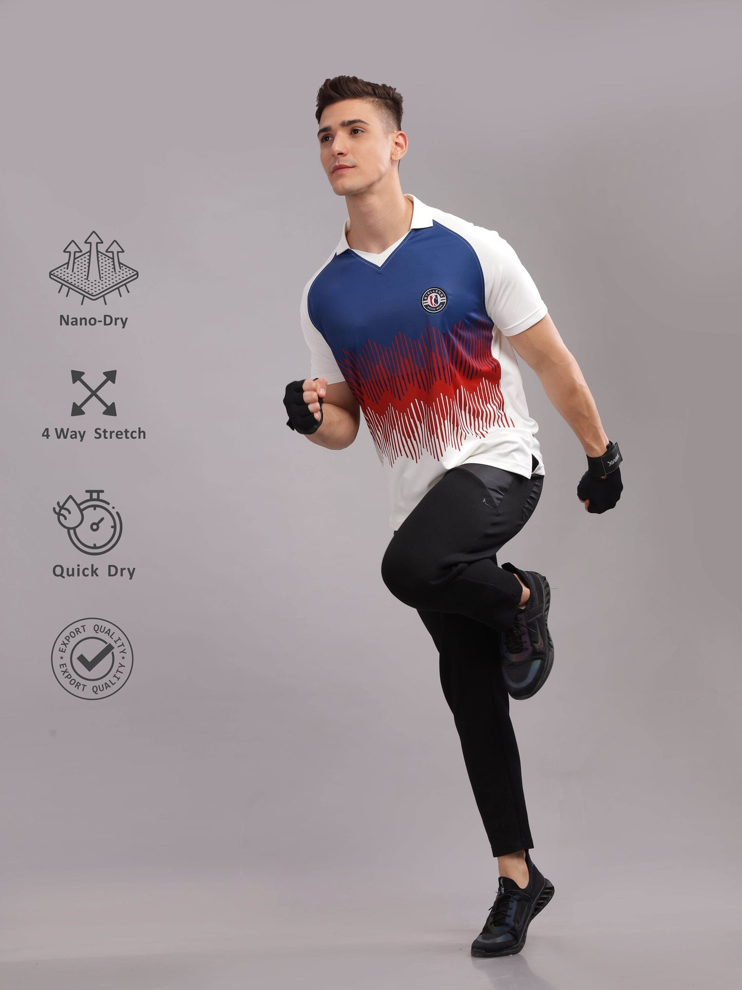 Men's Regular Fit Active Wear T-Shirts