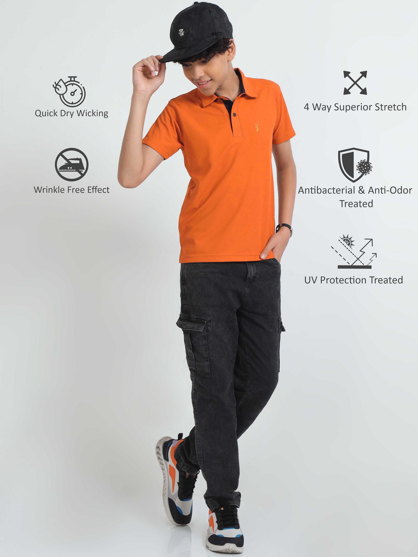Russet Premium Golf Polo T-Shirt