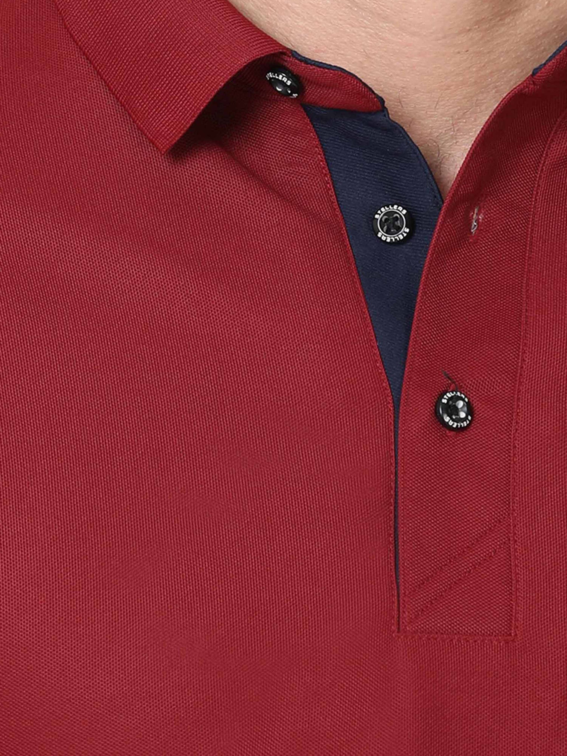 Marron Polo T Shirt for Men