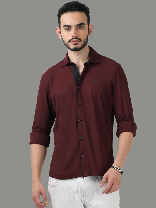Wine Men's Premium Nano-Dry Shirt