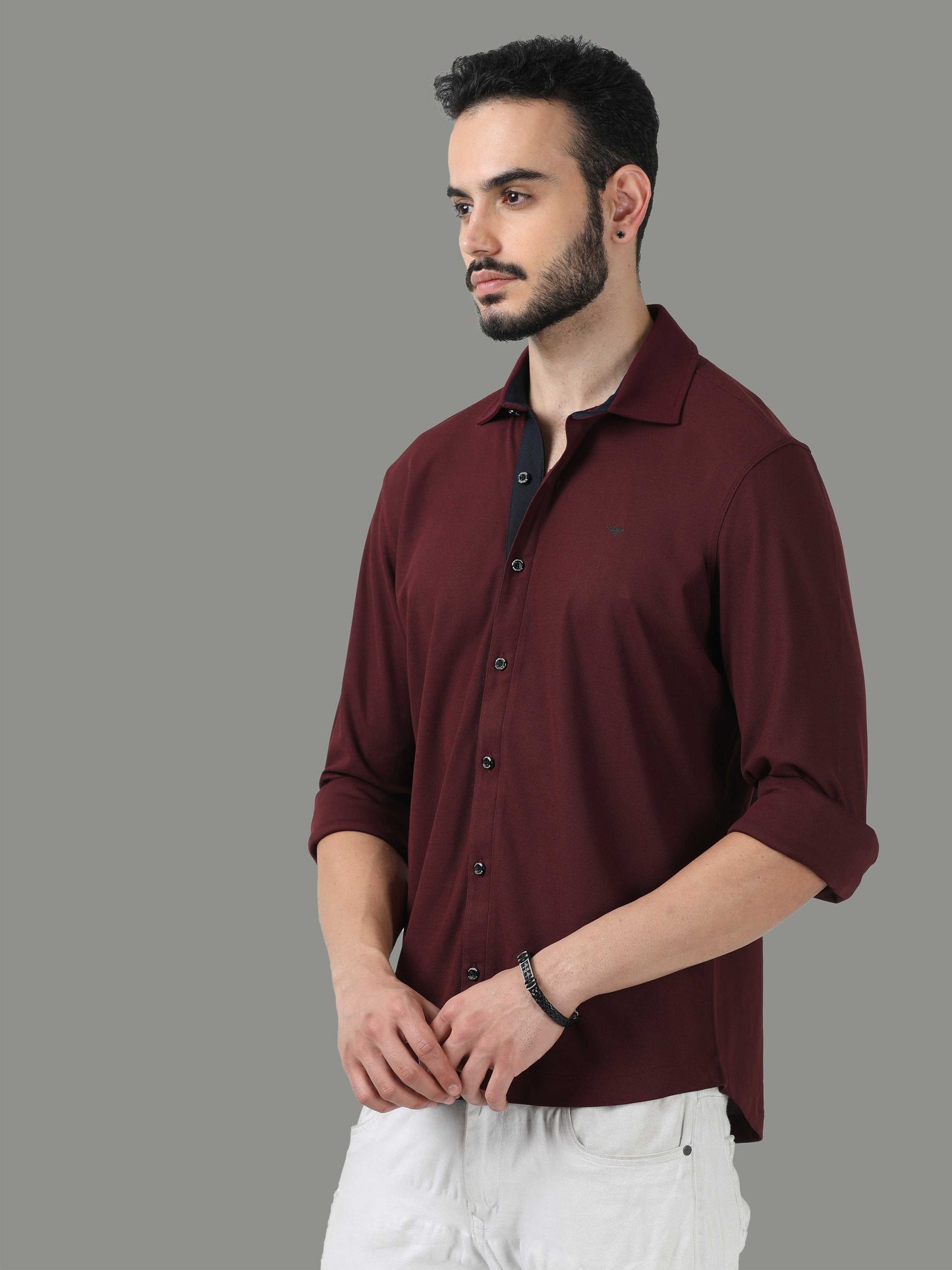 Wine Men's Premium Nano-Dry Shirt