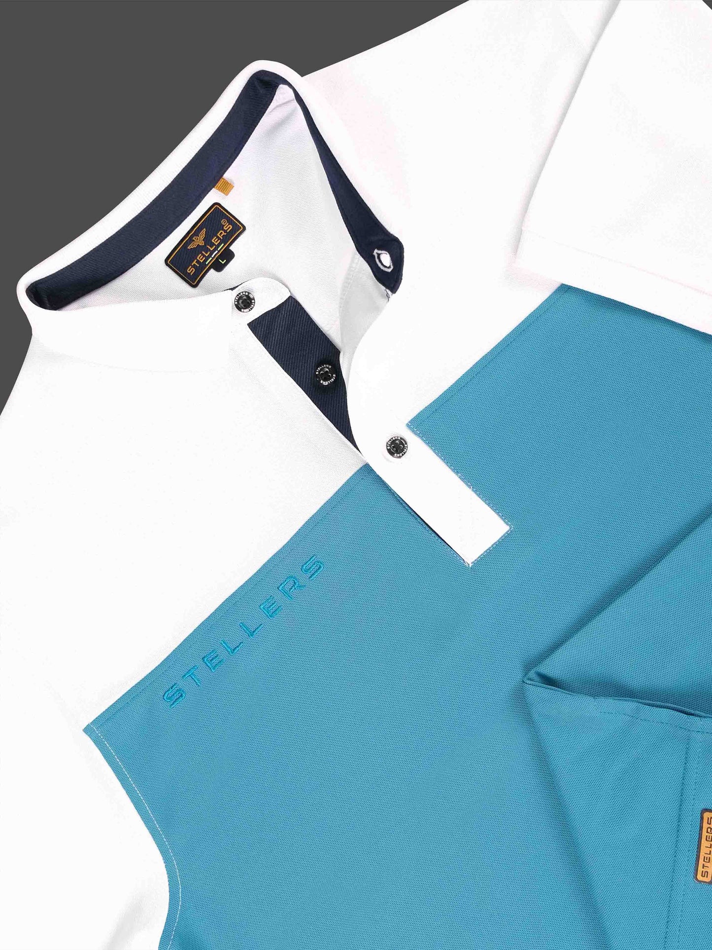 Men's T-cross Polo T-Shirt-Jade Green | Wrinkle-Free | Quick Dry | Stretchable |  Odour-Free | UV Protected