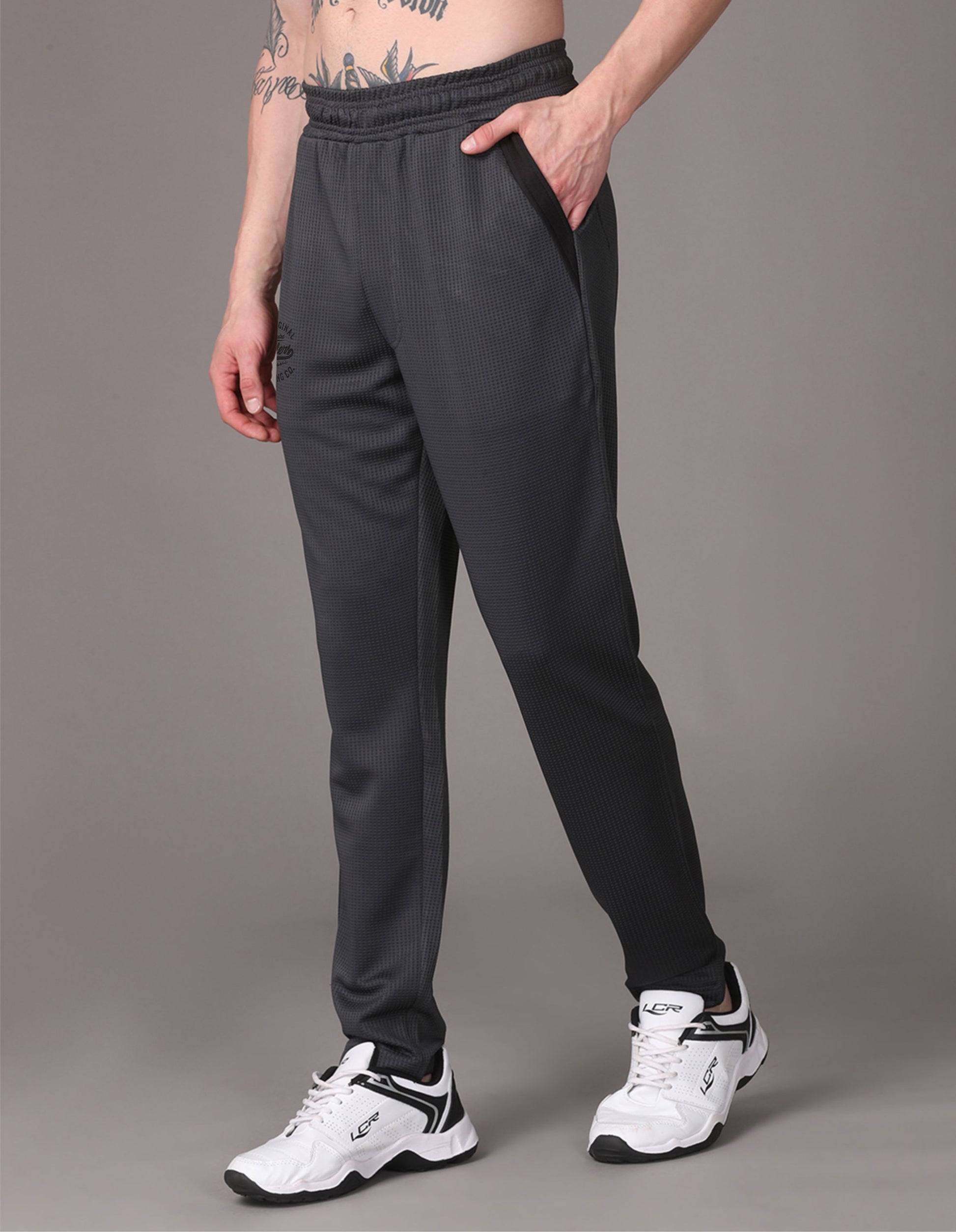 Dark Grey Men's Track Pant