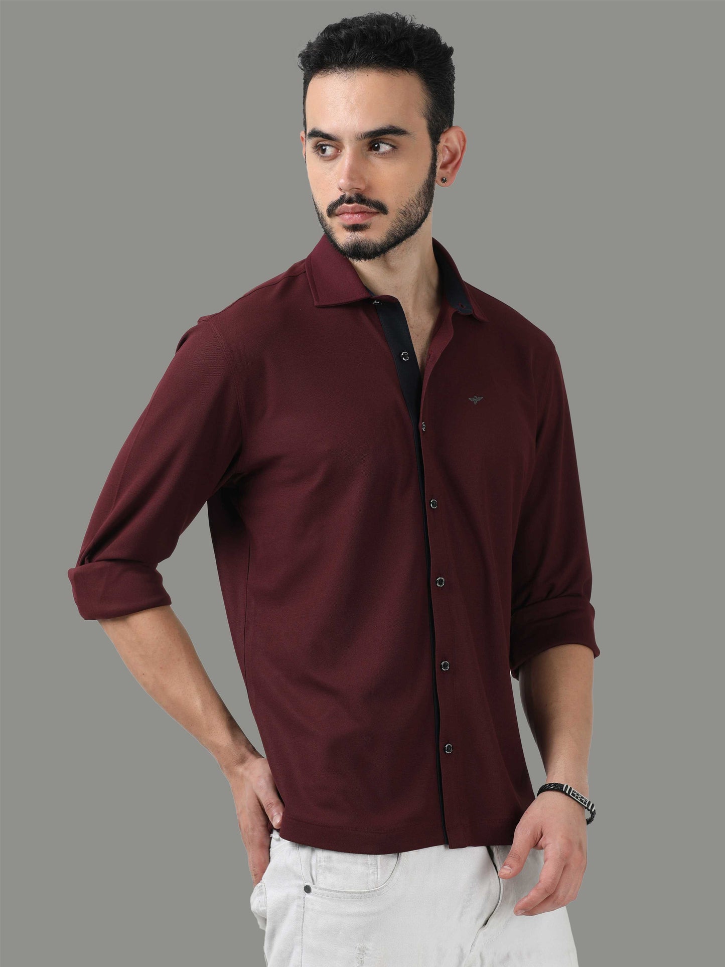 Wine Men's Premium Nano-Dry Shirt