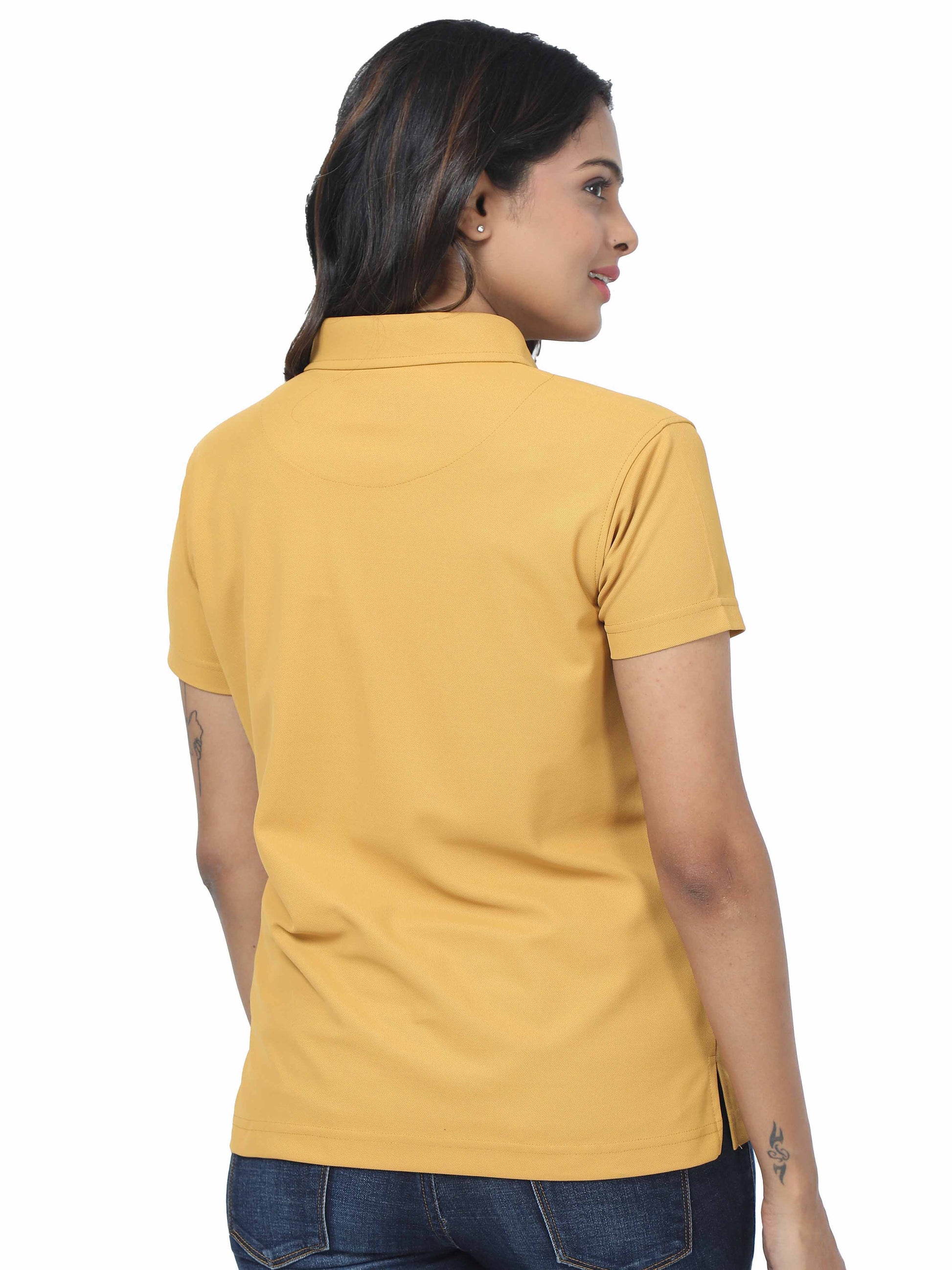 Mustard Women's Golf polo t shirts 