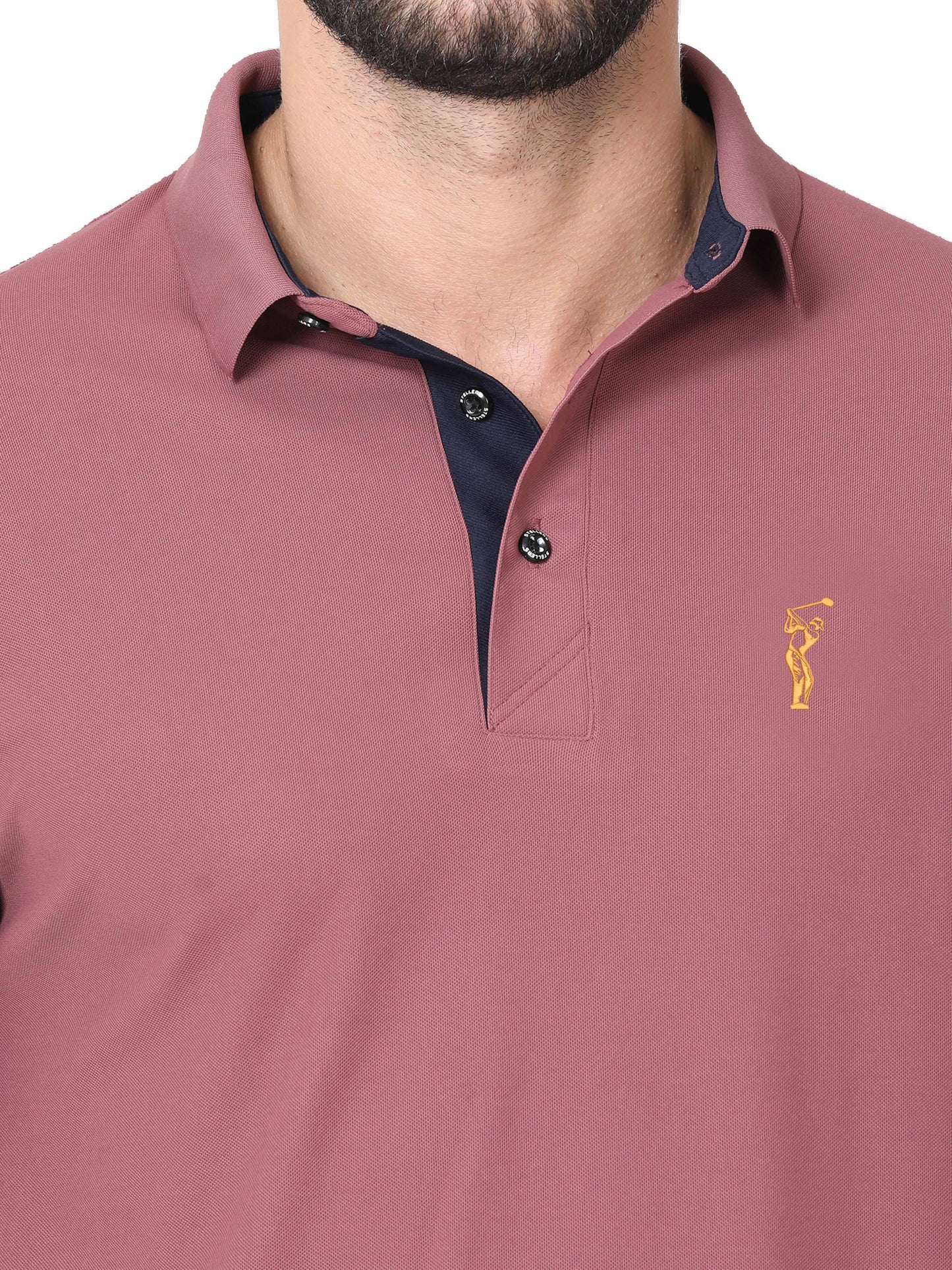 Mauve Premium Golf Polo T-Shirt