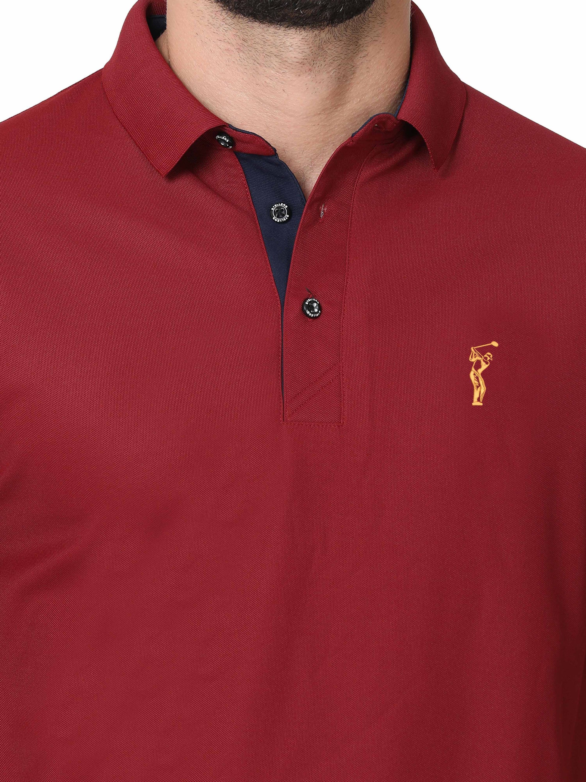 Marron Polo T Shirt for Men