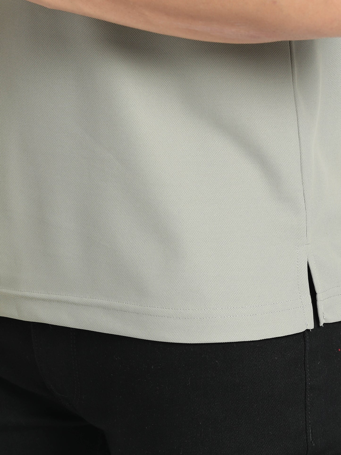 Moose Grey Golf Polo T-Shirt