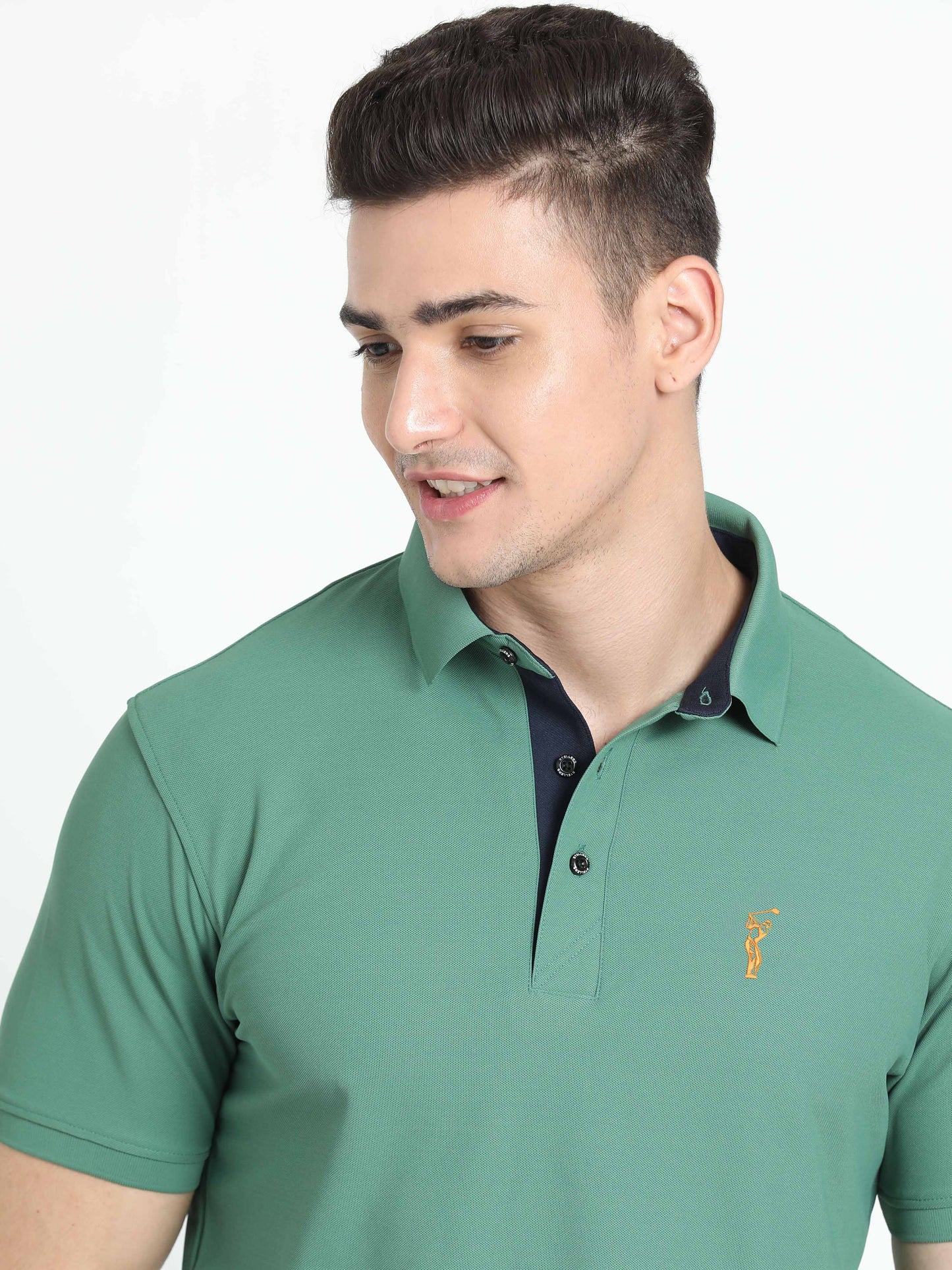 Apple Green Polo T Shirt for Men