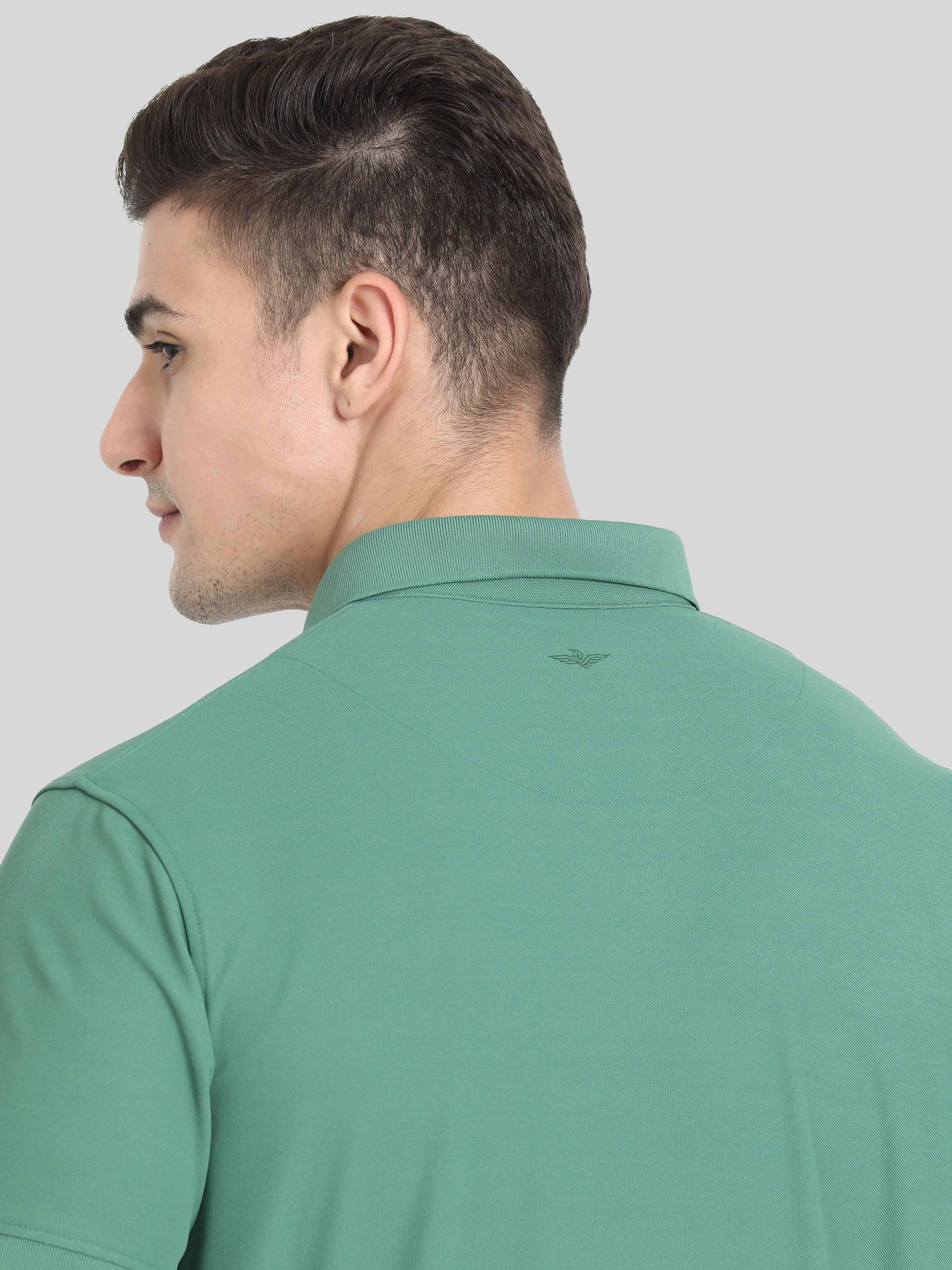 Men’s Apple Green Premium Polo T Shirt
