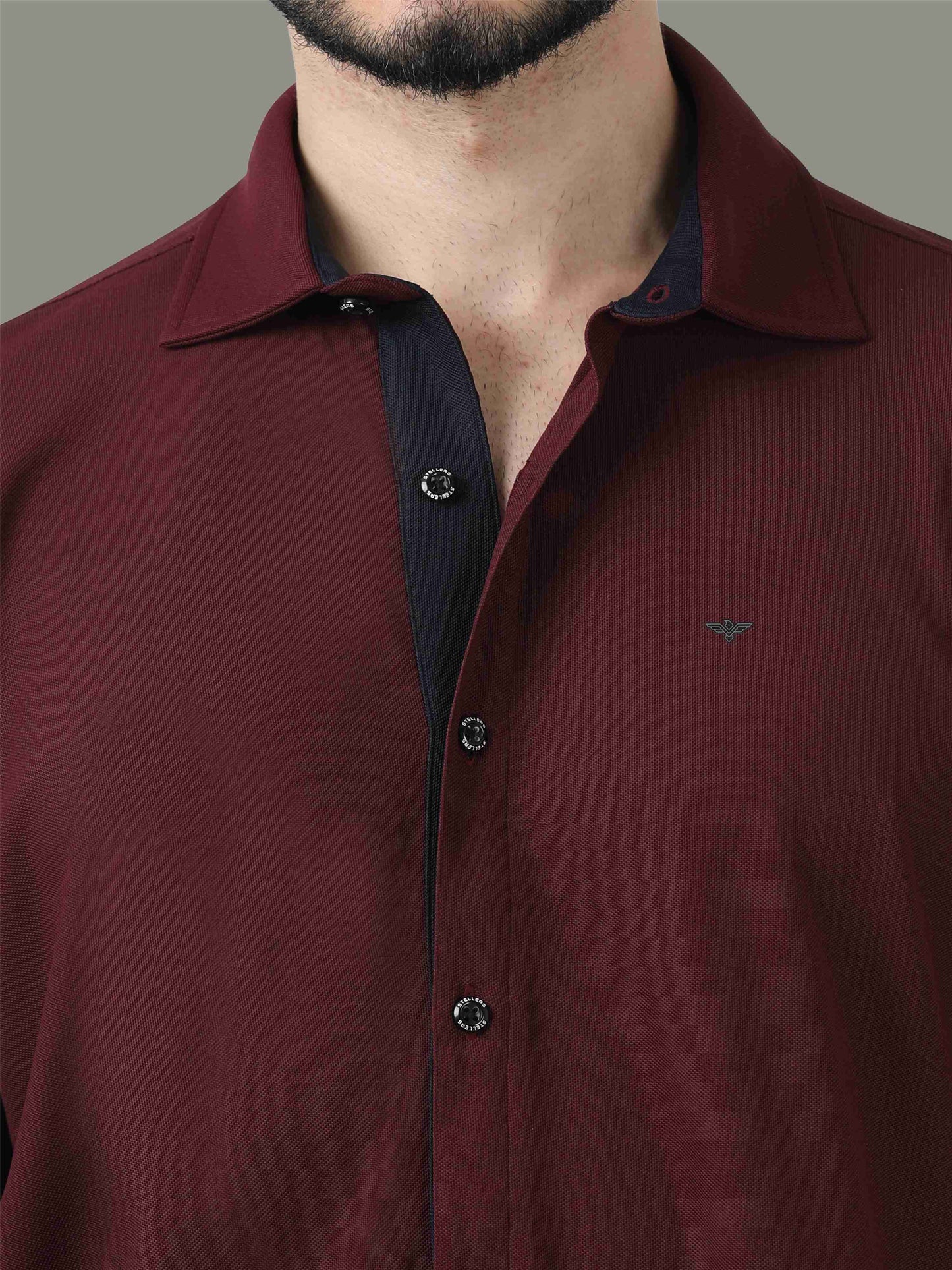 Wine Men's Premium Nano-Dry Shirt