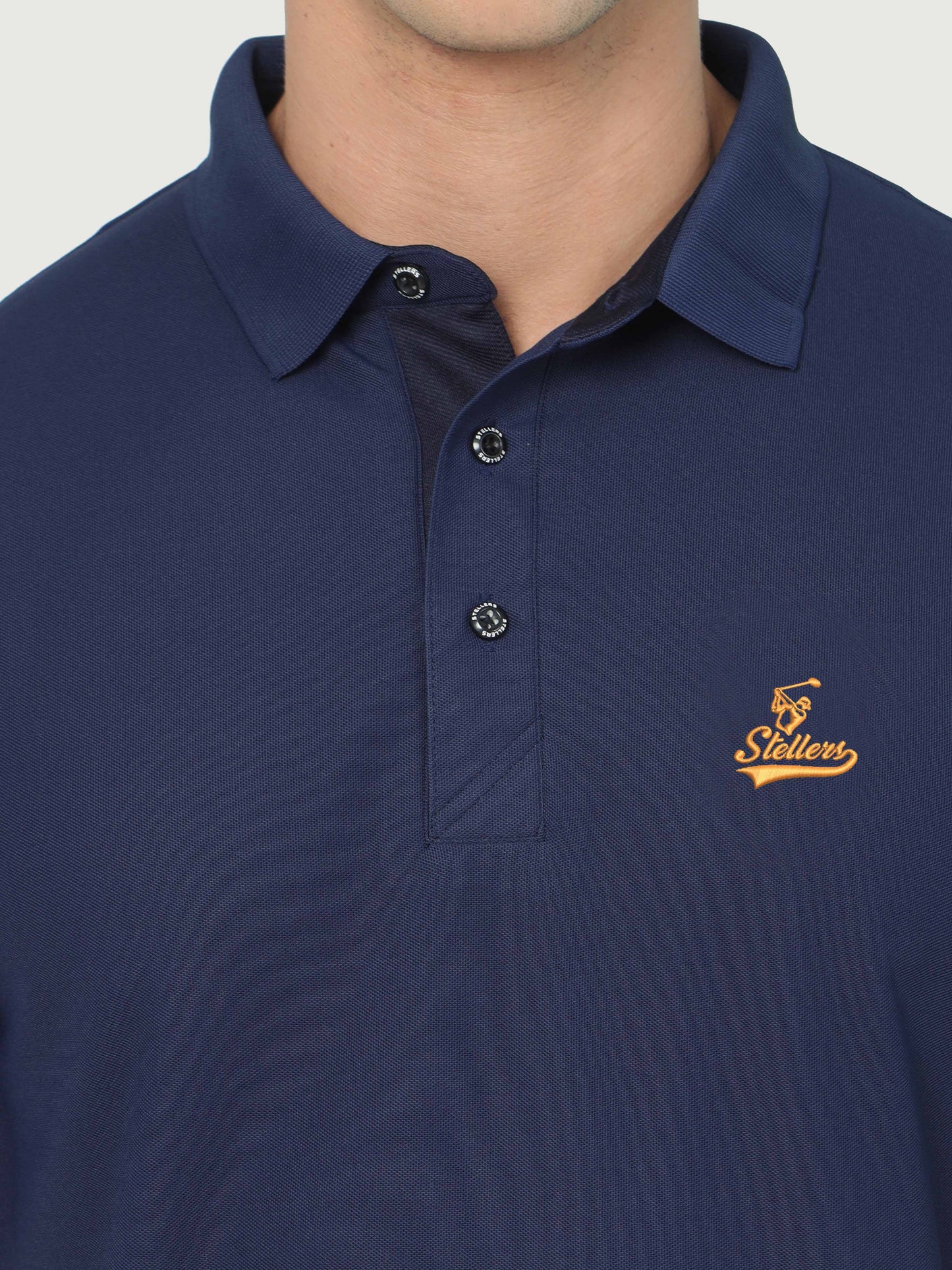Navy Blue Signature Golf Polo T-Shirt