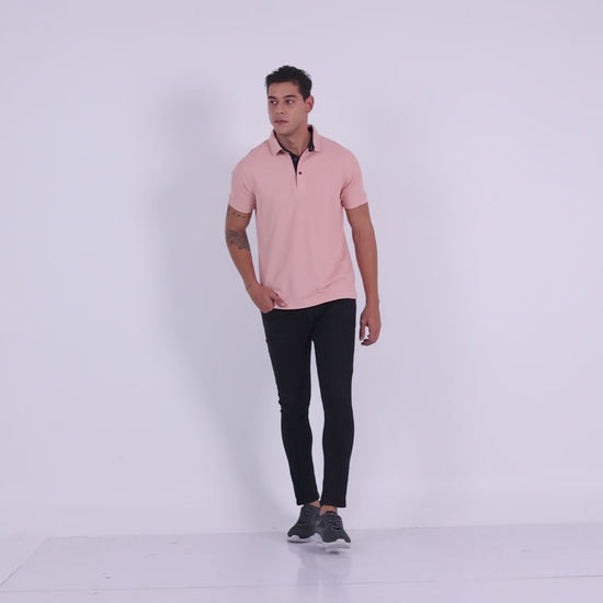 Rose Dust Polo T Shirt for Men
