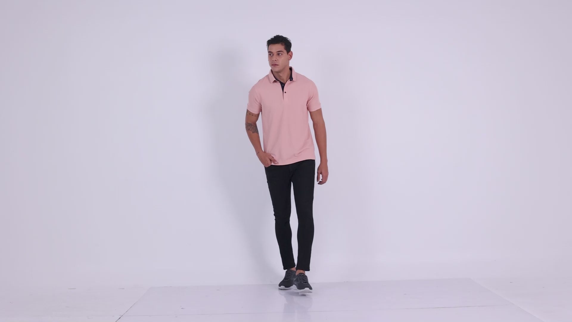 Rose Dust Polo T Shirt for Men