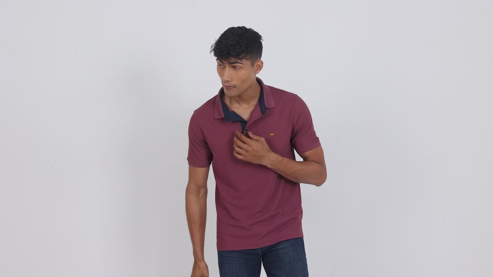 Mauve Premium Polo T Shirt for Men
