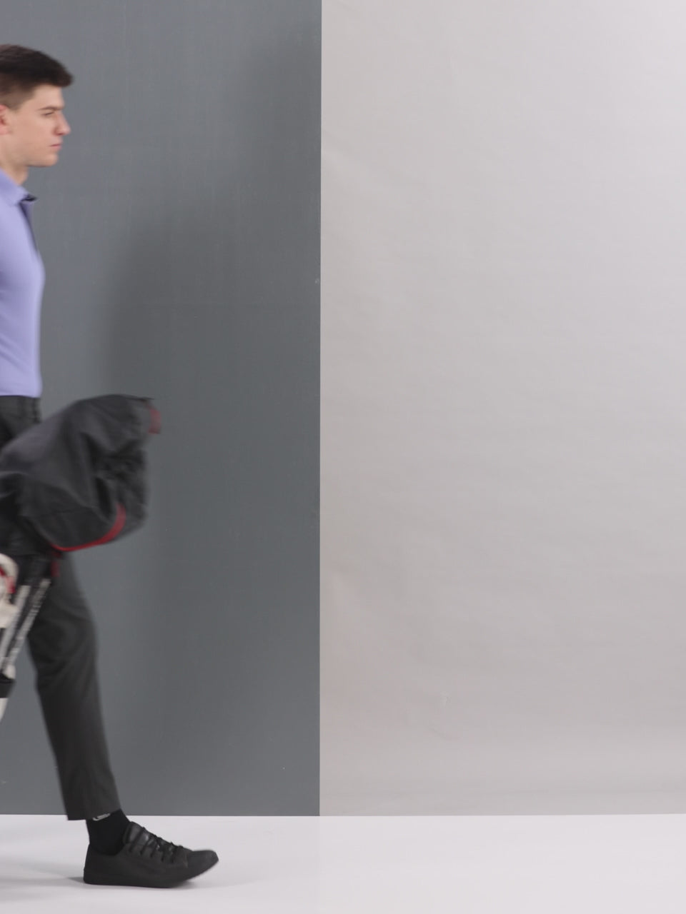 Light Purple  Polo T Shirt for Men