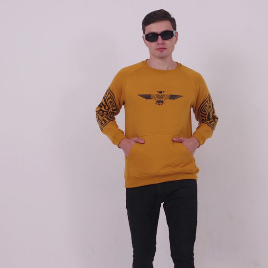 Mustard Men's Crew Neck Sweatshirt 