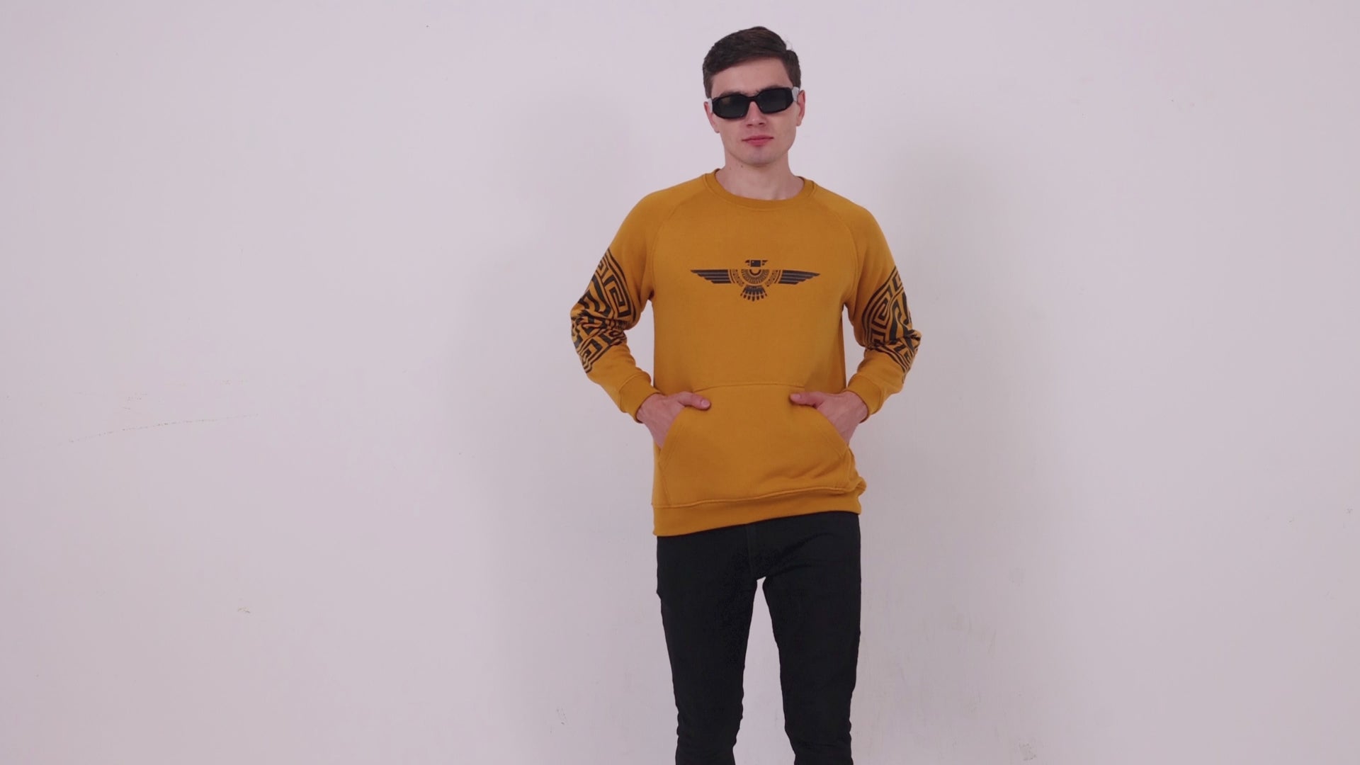 Mustard Men's Crew Neck Sweatshirt 